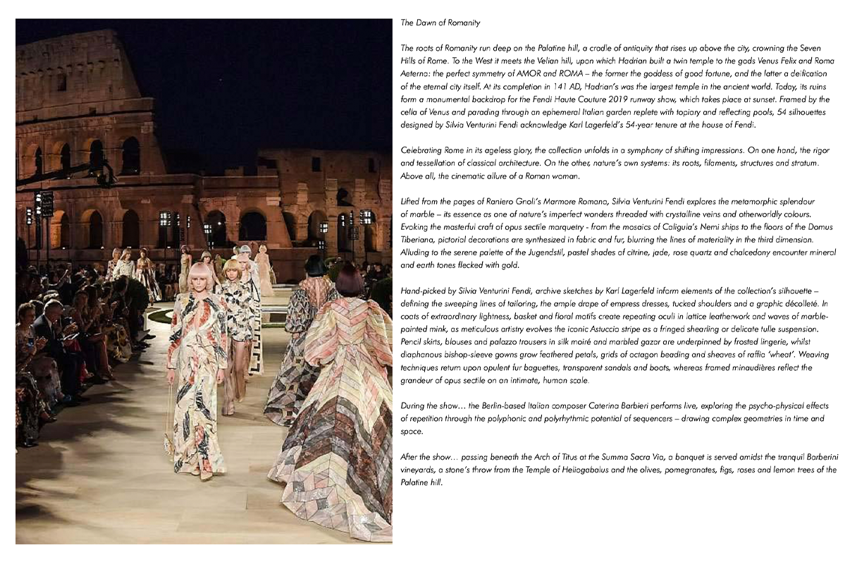 Dan Thawley | Collection Statements | Fendi Haute Couture Fall / Winter 2019 | 3