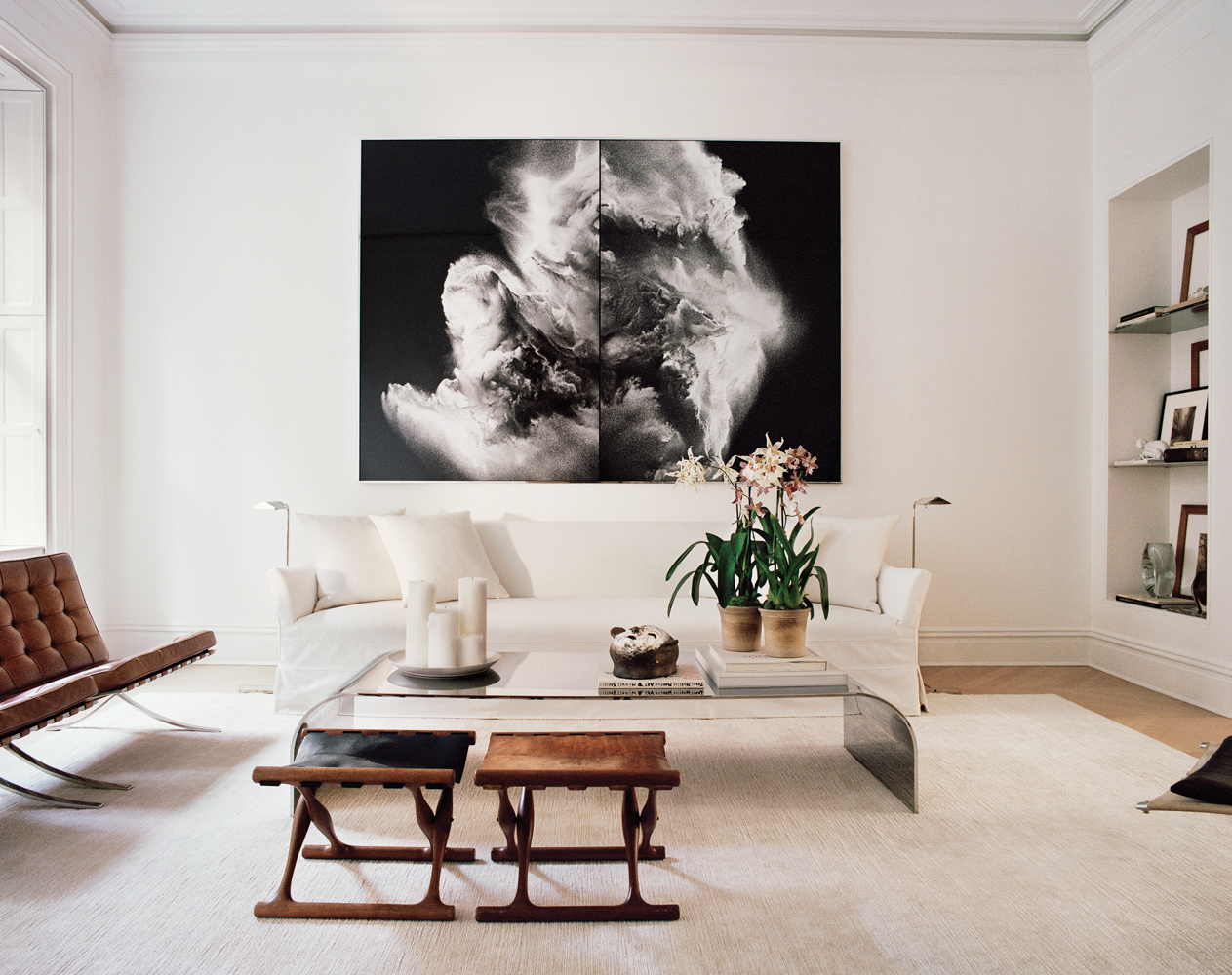 Inside the elegant greenwich Village townhouse of Fabien Baron And Ludivine Poiblanc photographed by Francois Halard for WSJ | 9