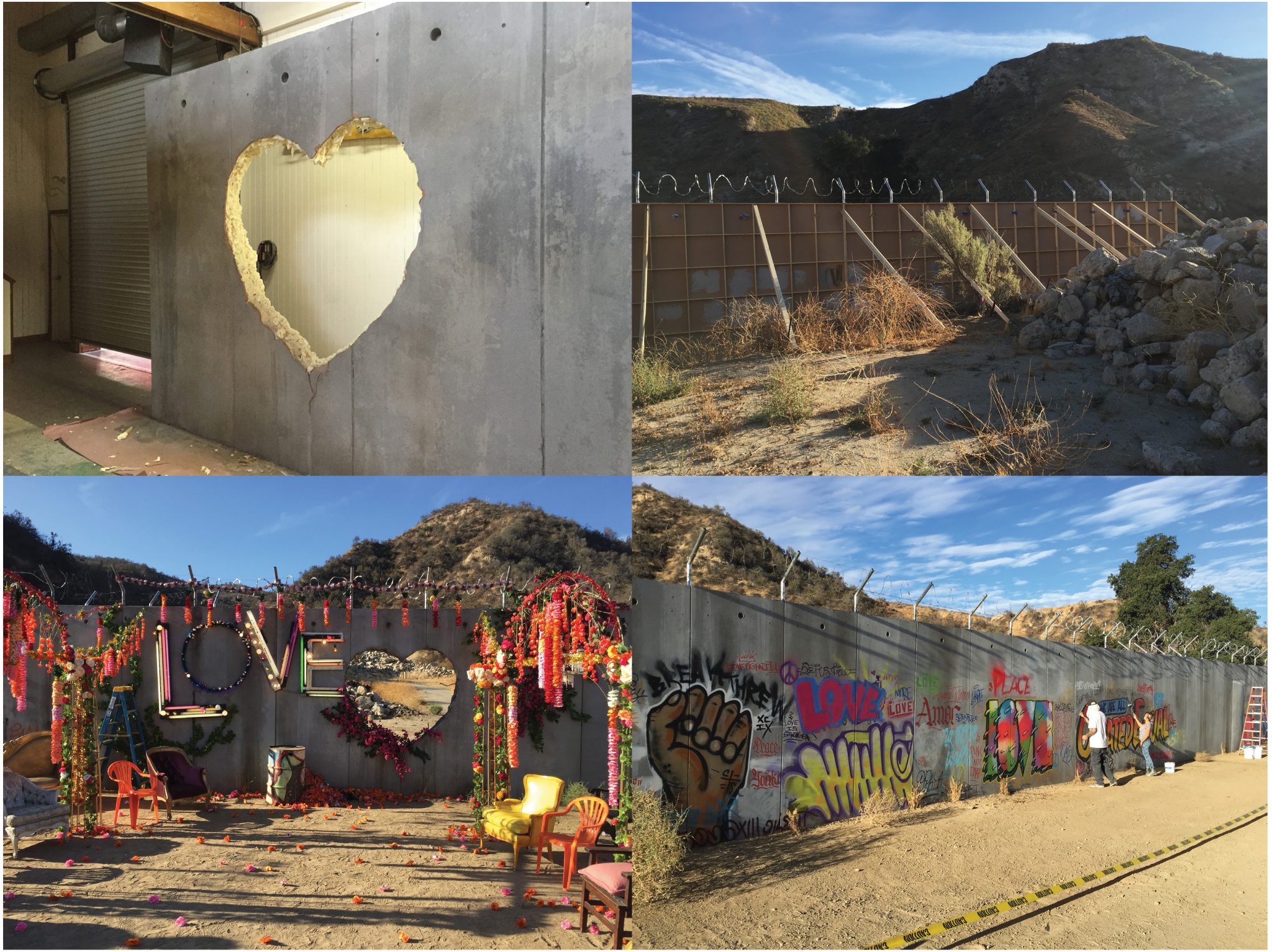 David LaChapelle | Diesel - Make love not walls | Set design and build in the California desert. | 4