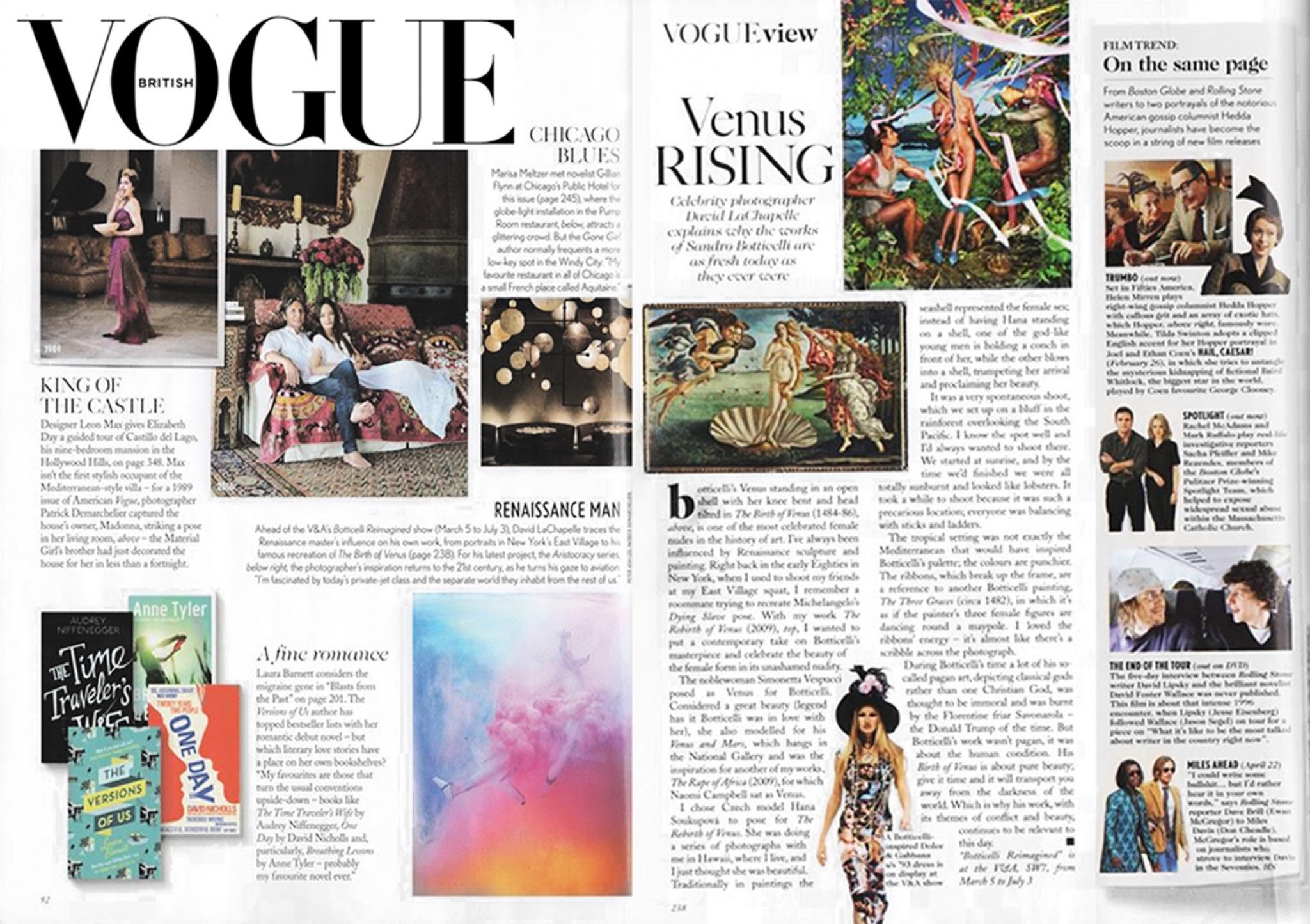 David LaChapelle | The Victoria & Albert Museum, London, UK, March 5 - July 3, 2016 | Selected Press: British Vogue | 9