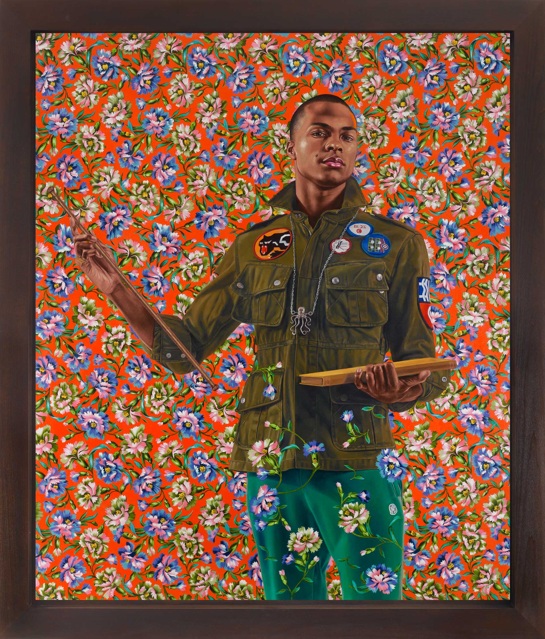 Kehinde Wiley | A New Republic, Brooklyn Museum, New York City, USA,  February 20- May 24, 2015 | Anthony of Padua, 2013 Oil on Canvas. | 9