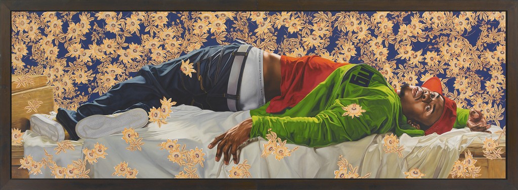 Kehinde Wiley | A New Republic, Brooklyn Museum, New York City, USA,  February 20- May 24, 2015 | Femme Piquee Par un Serpent, 2008, Oil on Canvas. | 13