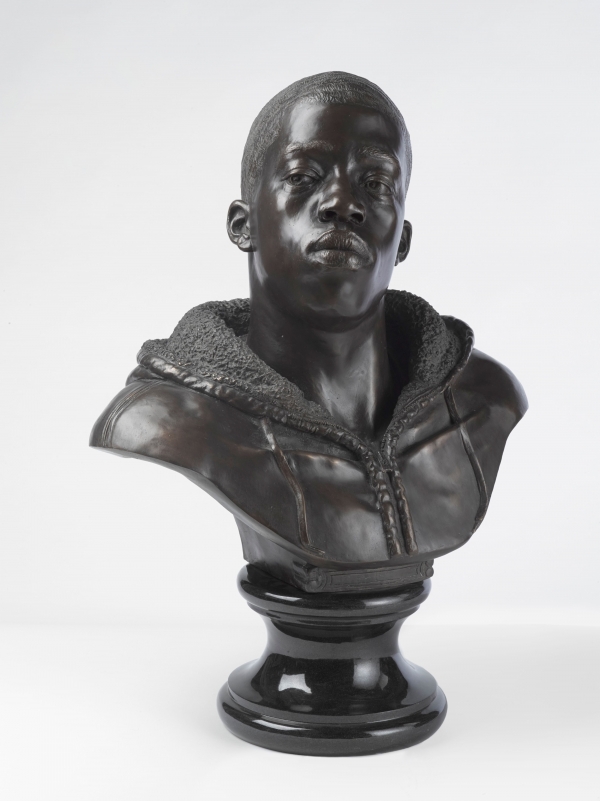Kehinde Wiley | A New Republic, Brooklyn Museum, New York City, USA,  February 20- May 24, 2015 | Houdon Paul-Louis, 2011 Bronze with Polished Stone Base. | 14