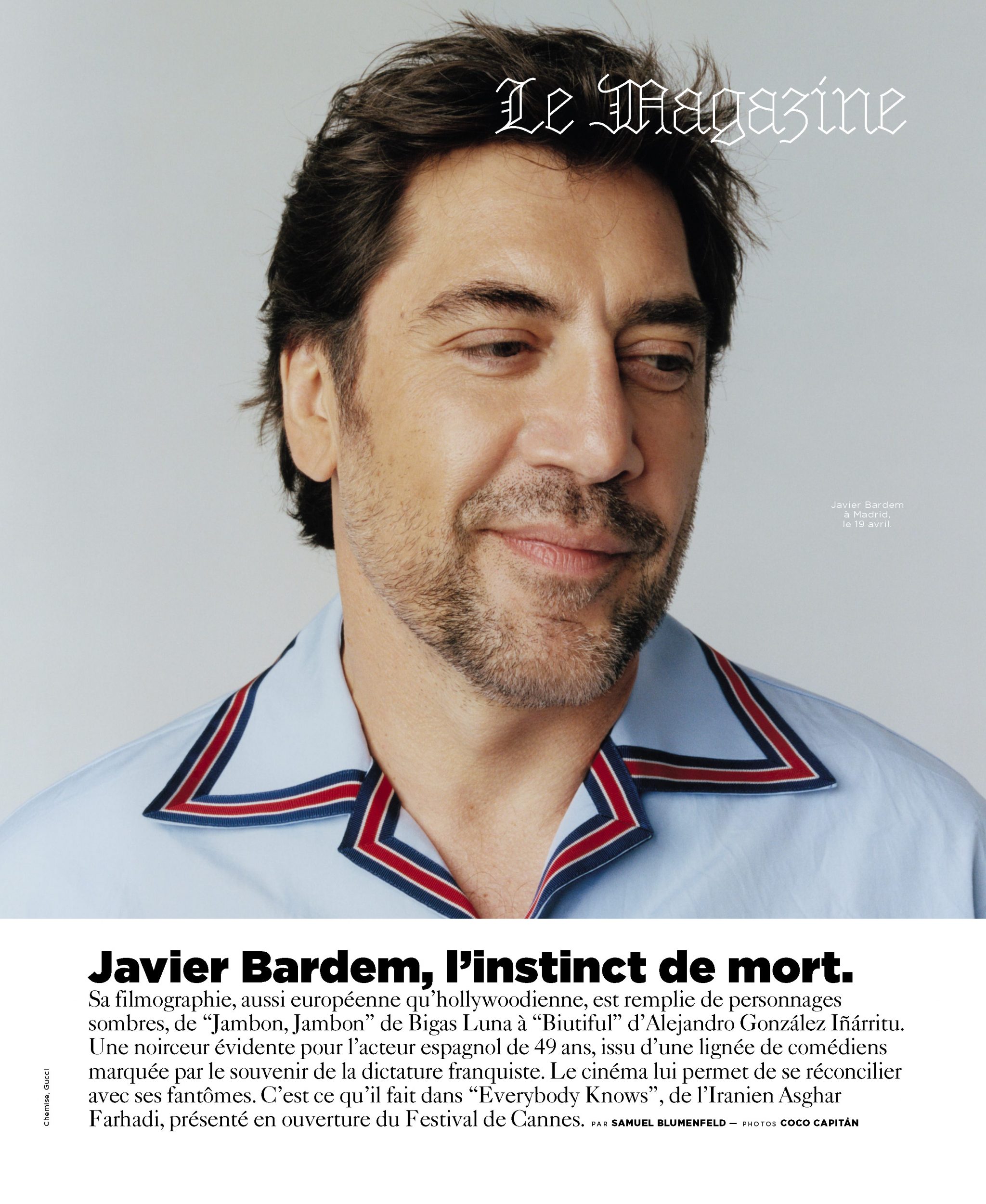 Coco Capitán | M Le magazine du Monde: Javier Bardem | 2