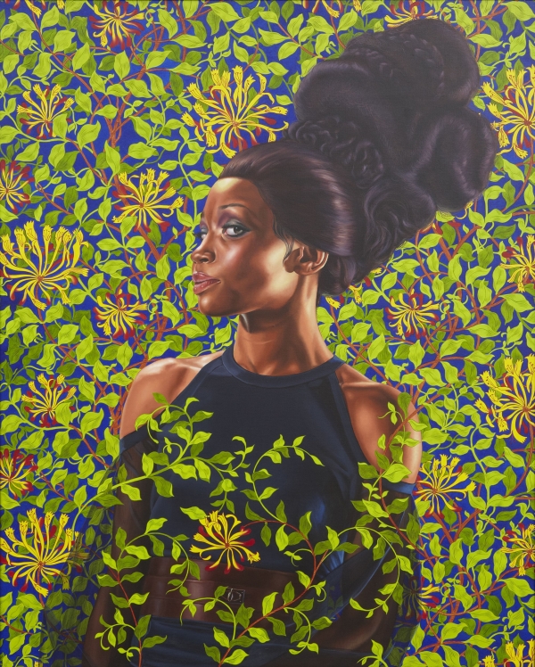 Kehinde Wiley | A New Republic, Brooklyn Museum, New York City, USA,  February 20- May 24, 2015 | Shantavia Beale II, 2012 Oil on Canvas. | 8