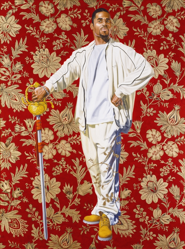 Kehinde Wiley | A New Republic, Brooklyn Museum, New York City, USA,  February 20- May 24, 2015 | Willem van Heythuysen, 2005 Oil and Enamel on Canvas. | 22