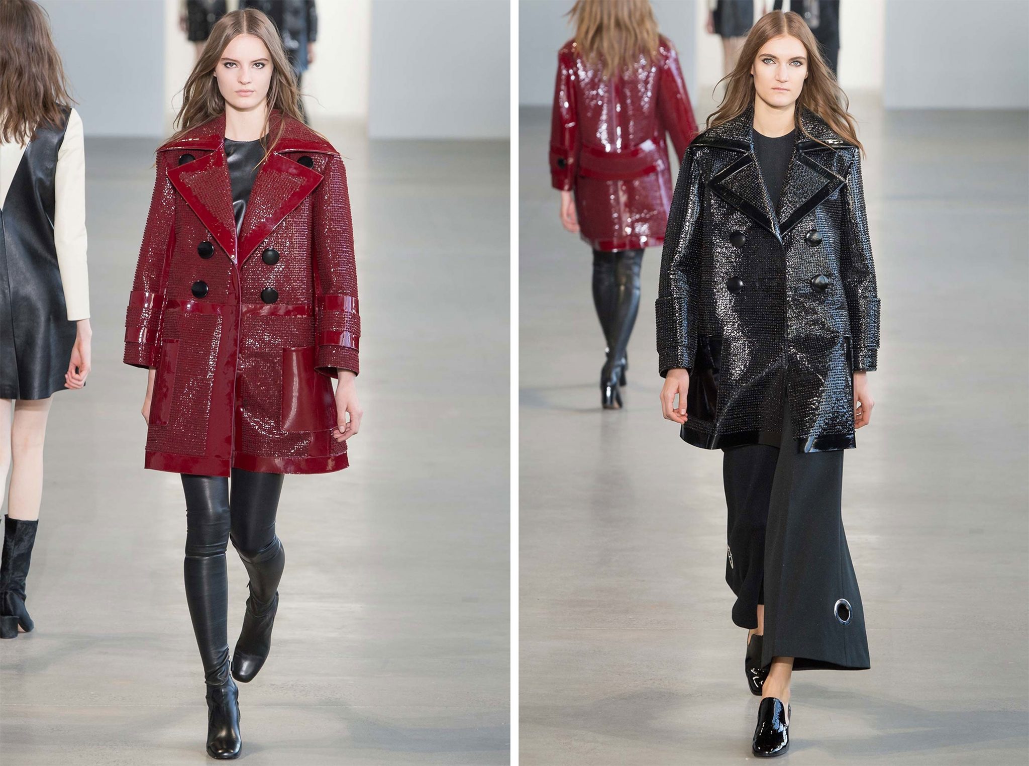 Maida Boina | Calvin Klein Fall / Winter 2015 | Tilda Lindstam and Hannah Hansen | 14