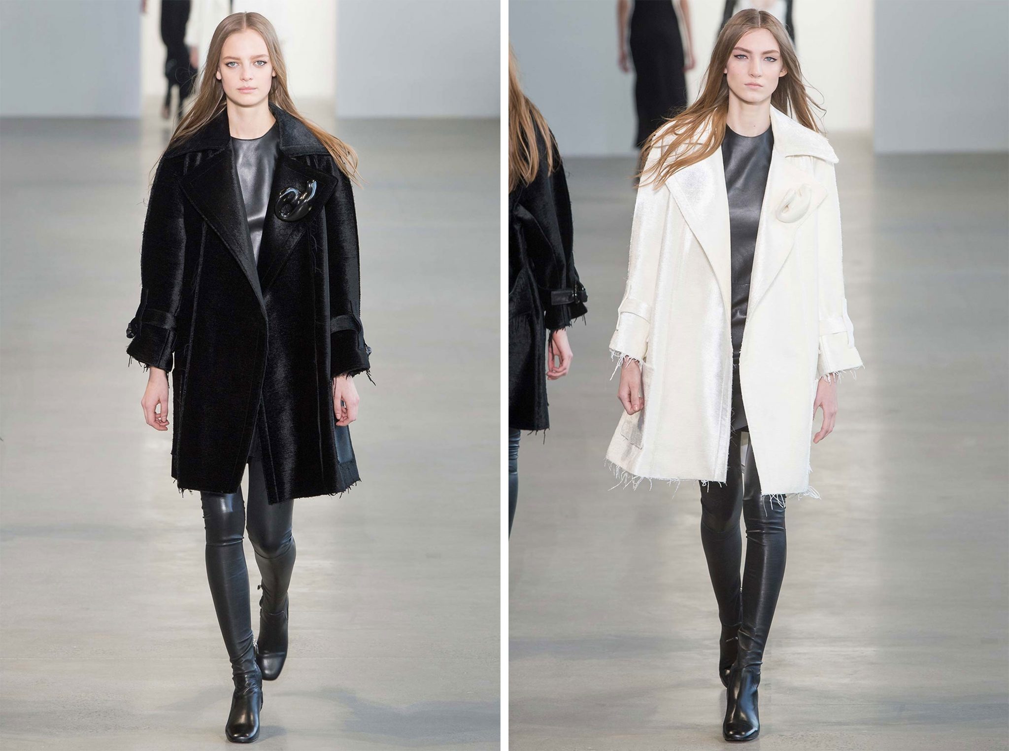 Maida Boina | Calvin Klein Fall / Winter 2015 | Ine Neefs (left) | 16