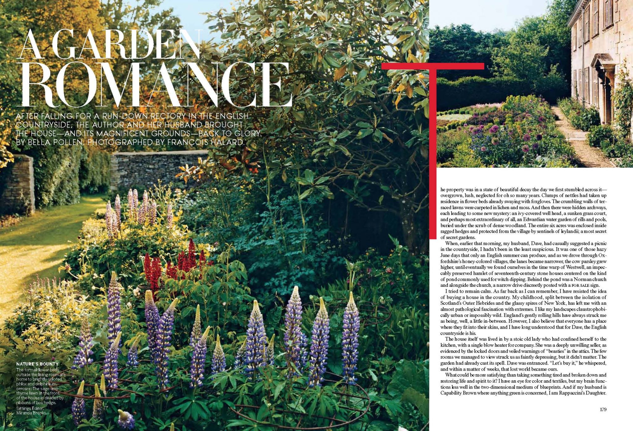 François Halard | Vogue US: A Garden Romance | 1
