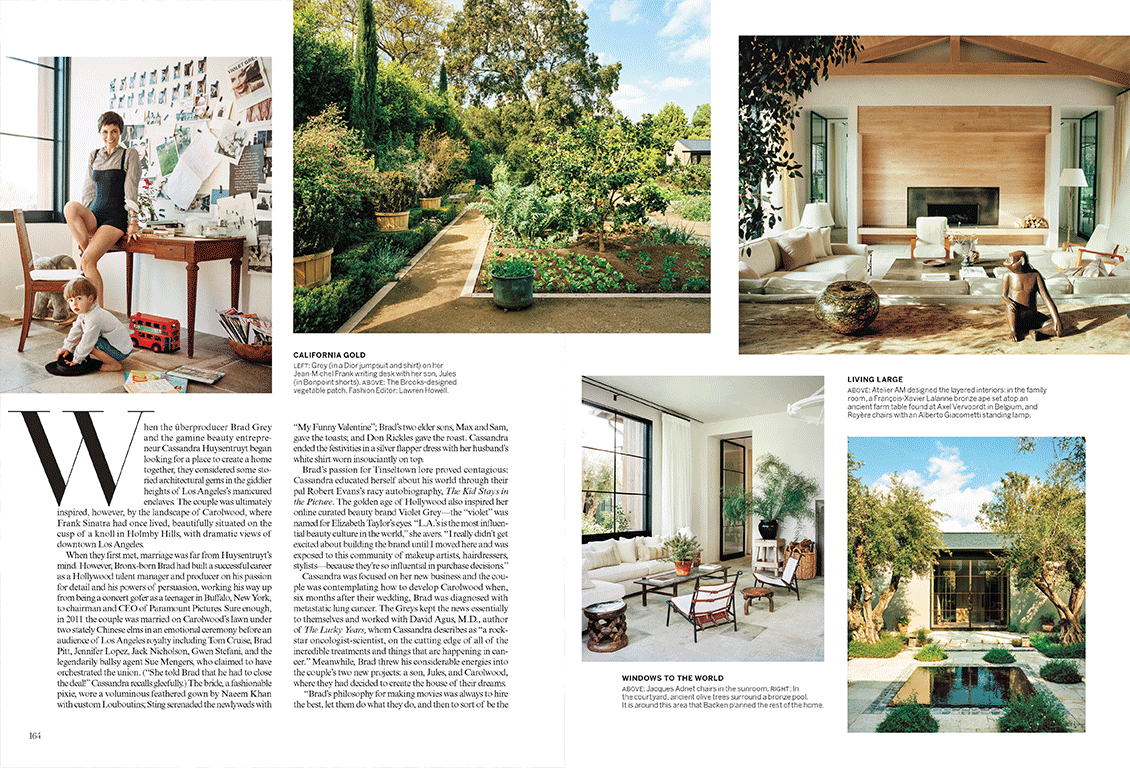 François Halard | Vogue US: Cassandra Grey home | 2