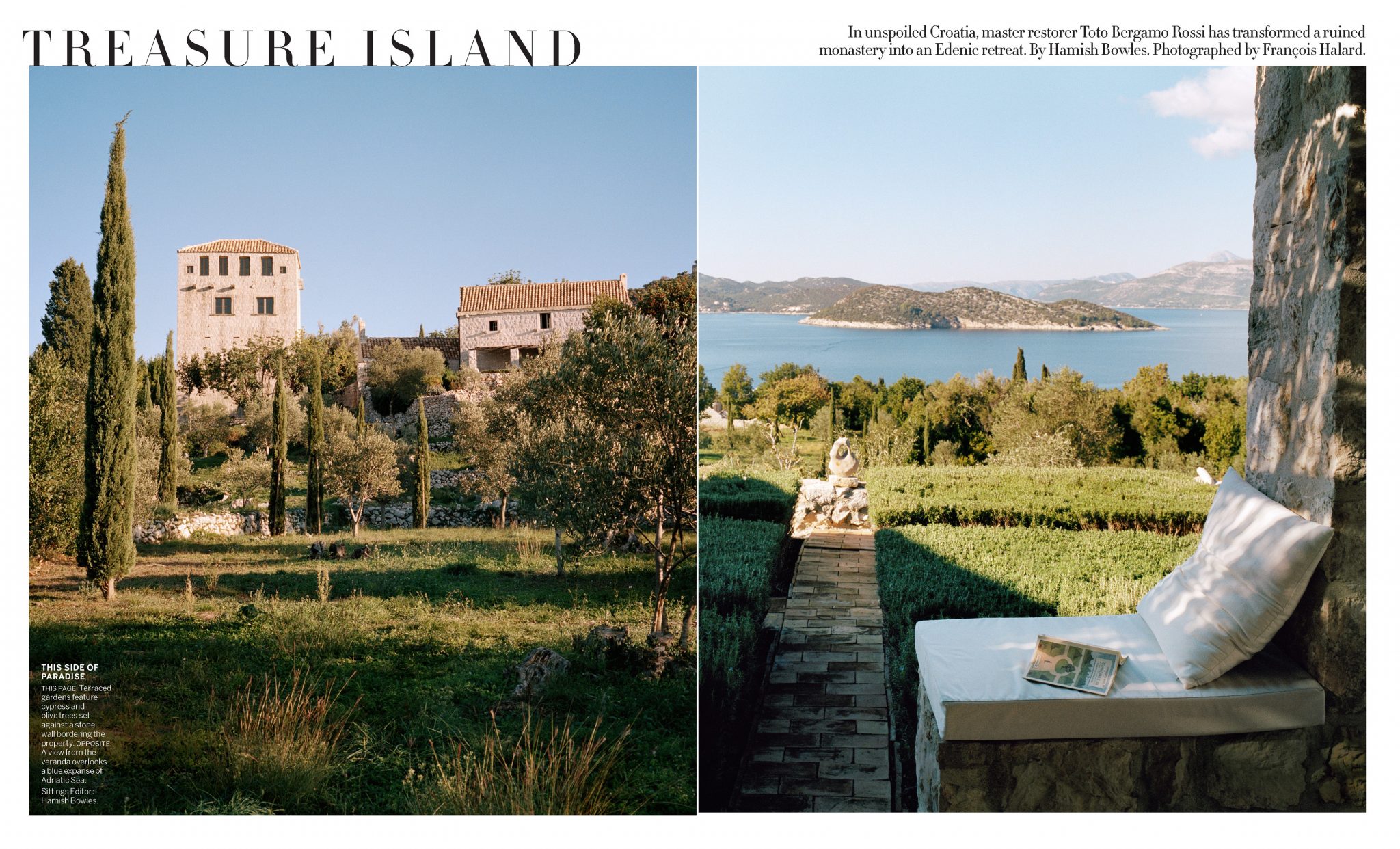 François Halard | Vogue US: Treasure Island | 1