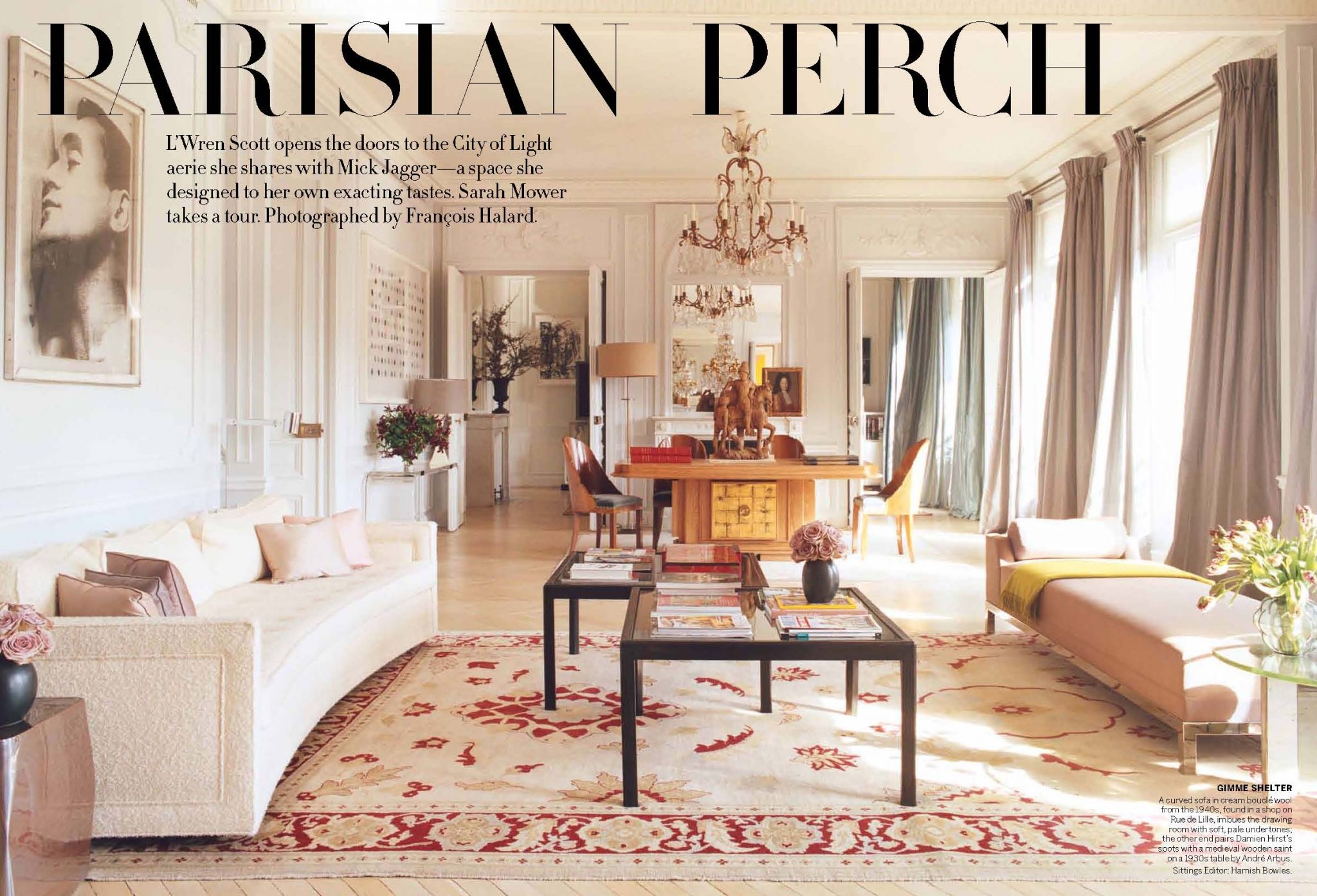 François Halard | Vogue US: Parisian Perch | 1