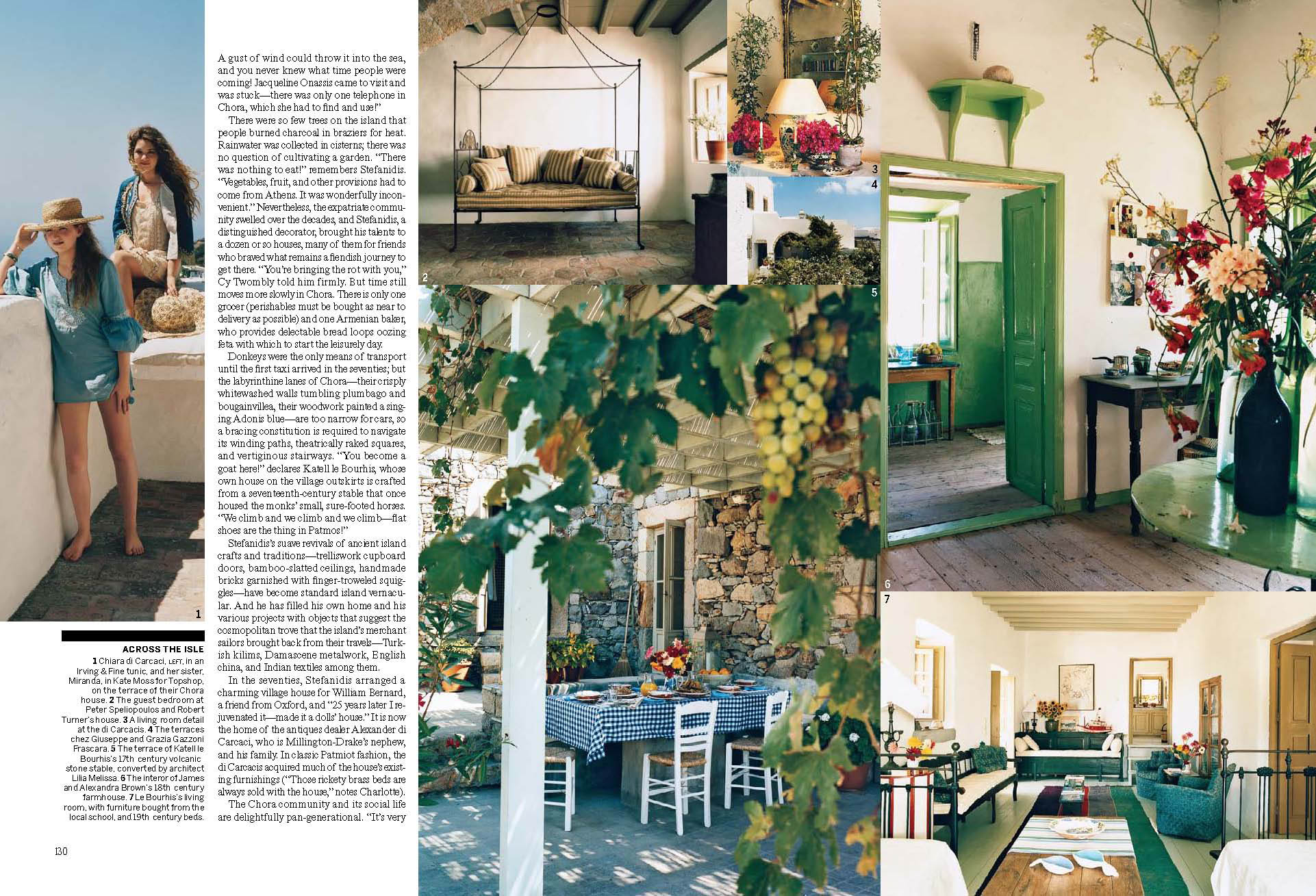 François Halard | Vogue UK: Patmos | 2