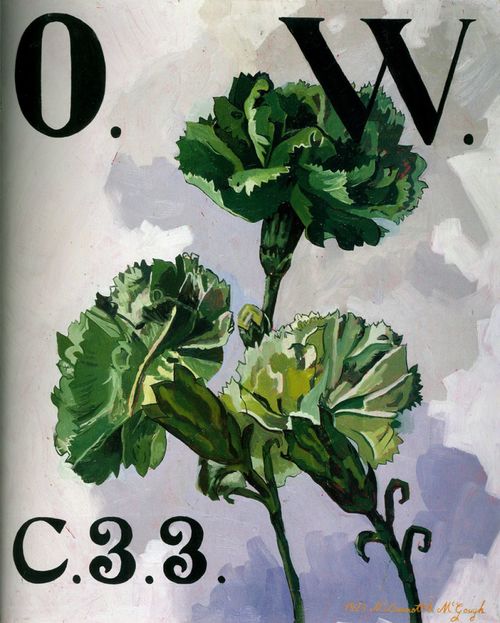 McDermott & McGough | Archive | The Green Carnation, Oscar Wilde, O.W.C. 33, 30 x 25 inches, oil on canvas, 1994 | 13