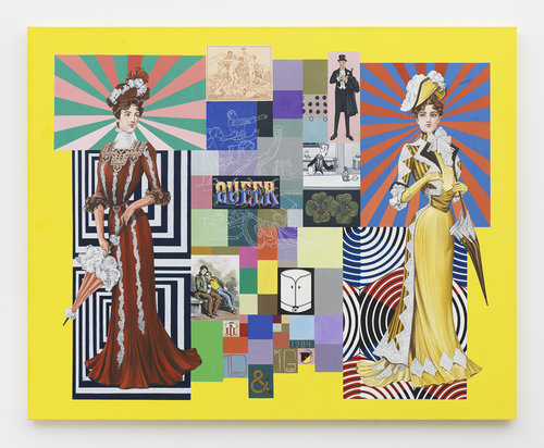McDermott & McGough | Velvet Rage, Flaming Youth and the Gift of Desperation, 2016 | The timbre of their voices... and their feminesque mannerism: Elsie, Daisy, Queen Mary, Salome, Cinderella, Violet, Blossom, Edna May and Big Tess, 1984/ 2016, oil on linen, 48