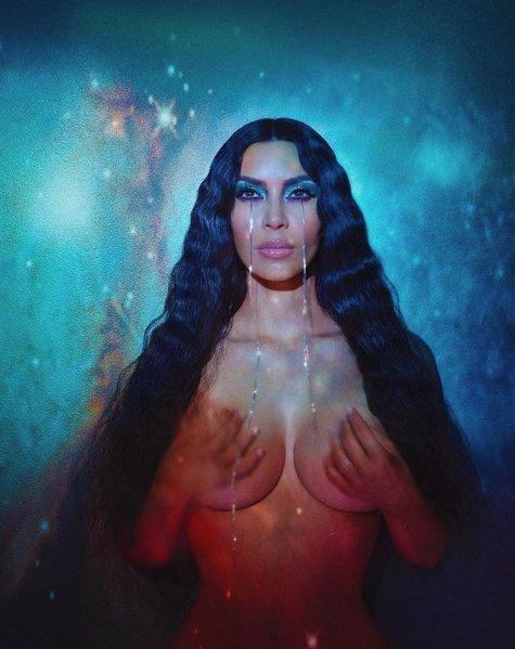 David LaChapelle Shoots Kim K for New KKW Beauty Campaign | 2