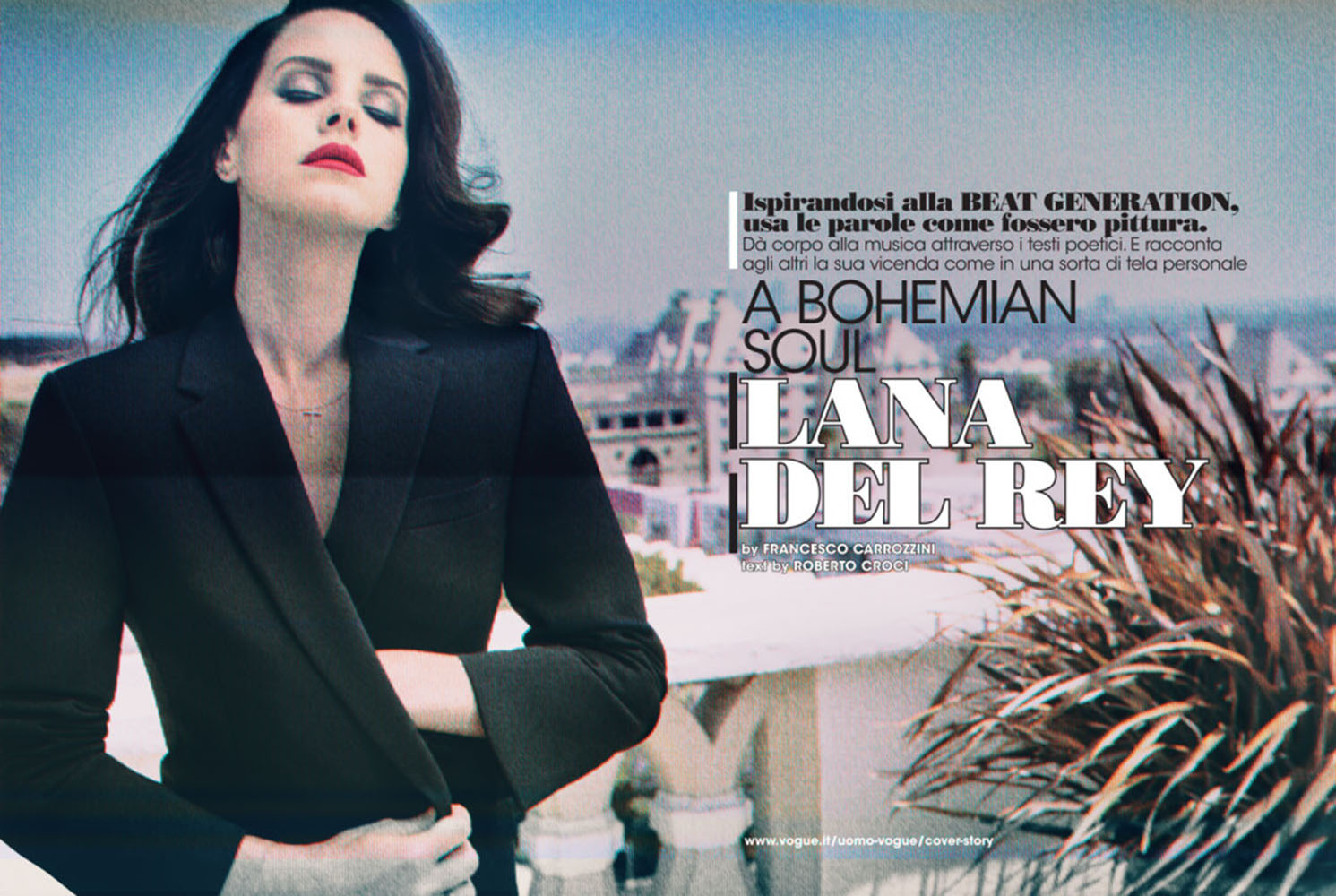 Michael Philouze | L'Uomo Vogue: Lana Del Rey, The Music Issue | 2
