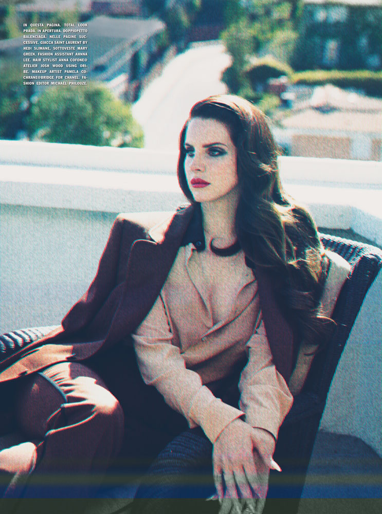 Michael Philouze | L'Uomo Vogue: Lana Del Rey, The Music Issue | 3