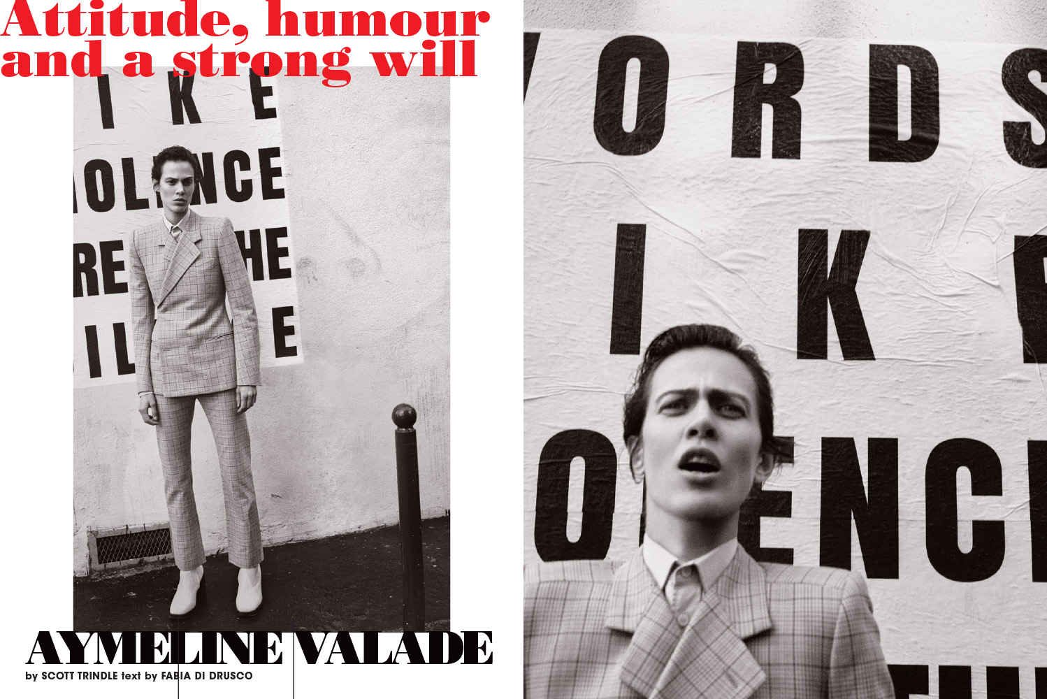 Michael Philouze | L'Uomo Vogue: Aymeline Valade  | 1