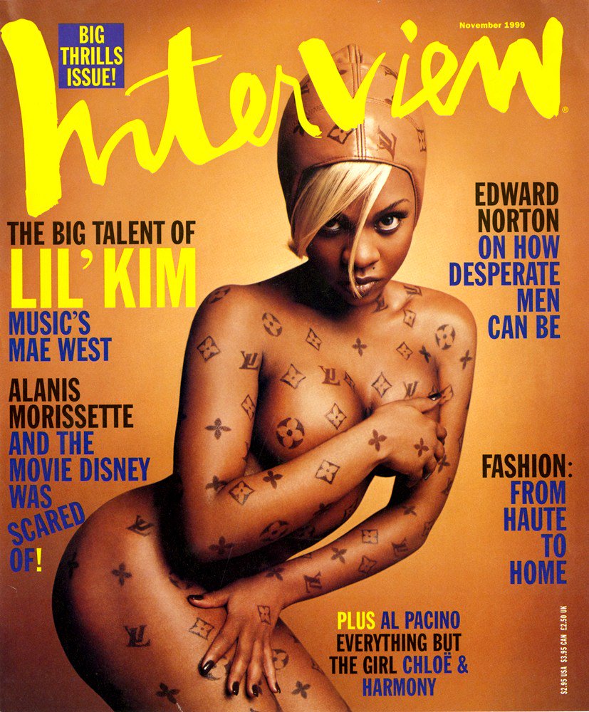 The Story Behind Lil Kim&rsquo;s Iconic Louis Vuitton Logo-Print Portrait | 2