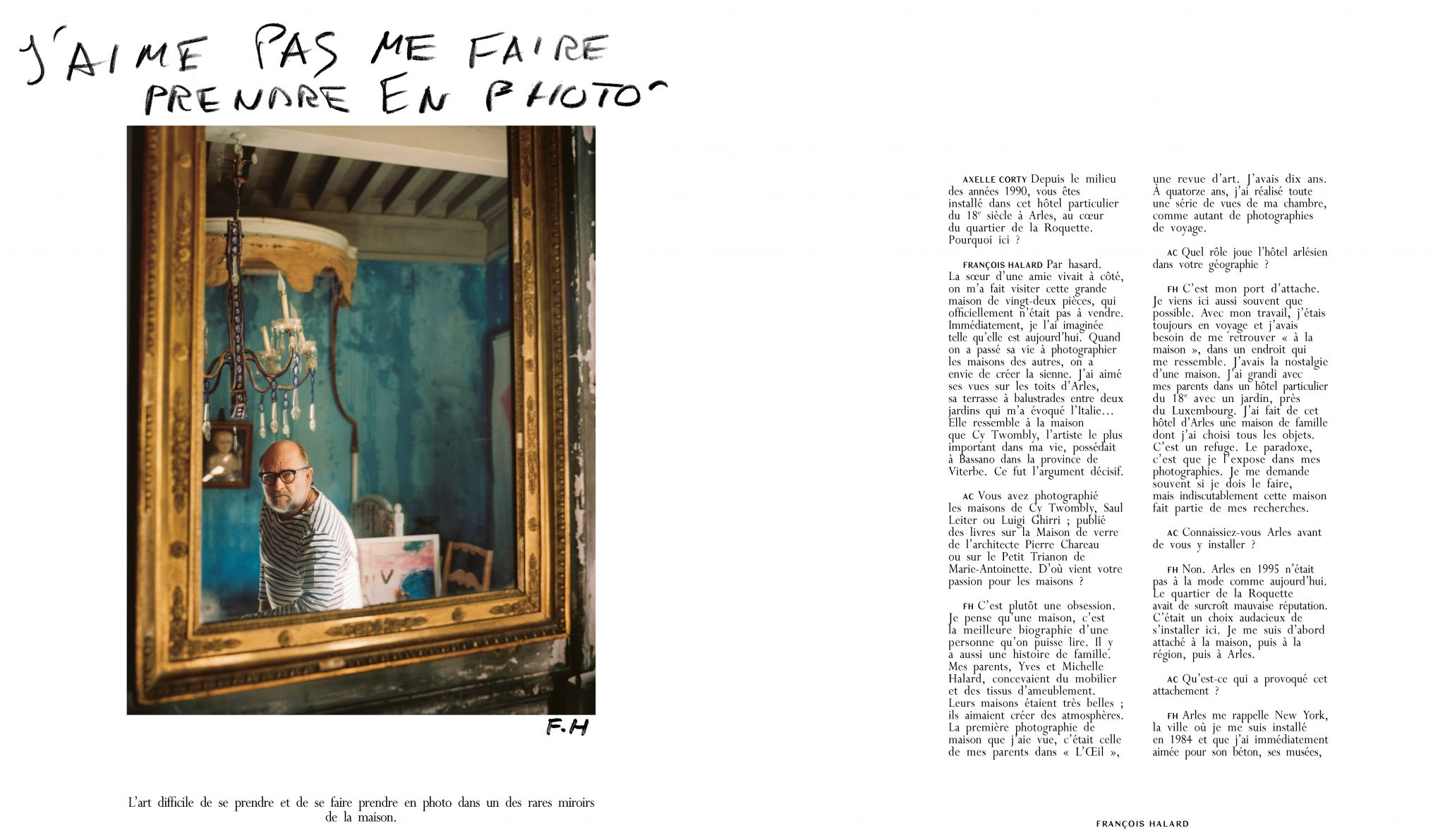 François Halard | Arles Magazine: La Maison | 12
