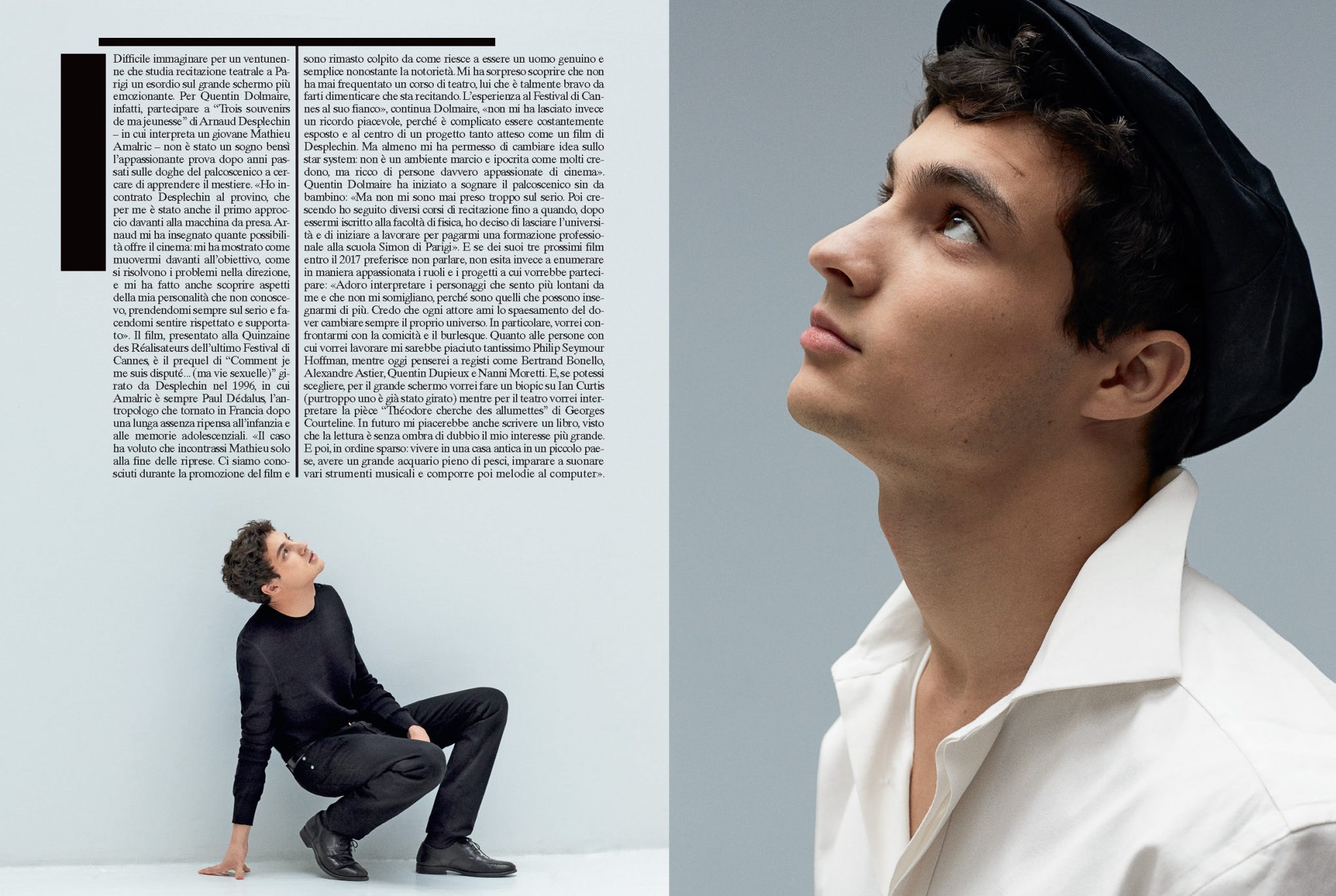 Michael Philouze | L'uomo Vogue: Quentin Dolmaire, a Charming act | 2