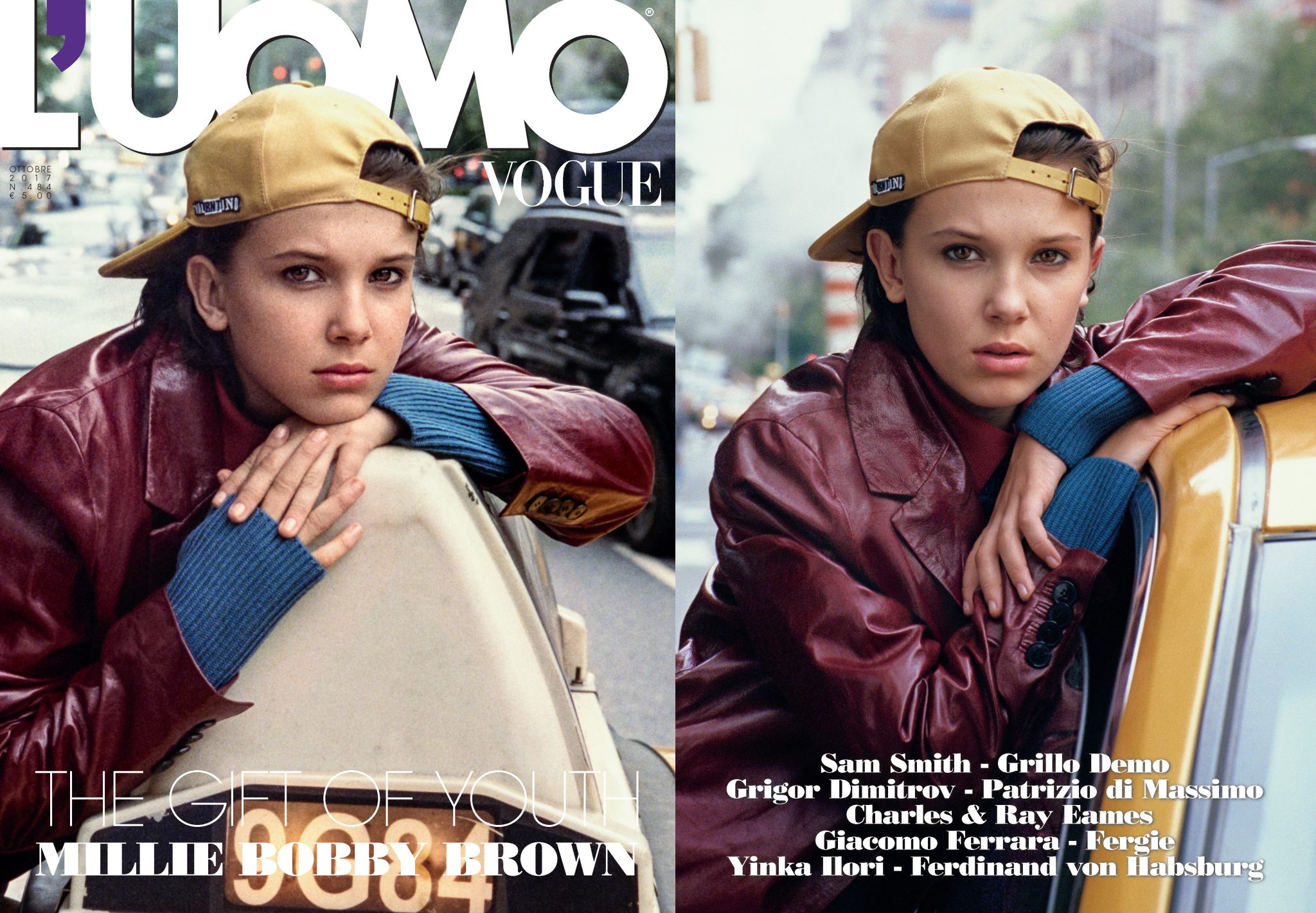 Michael Philouze | L'Uomo Vogue: Millie Brown | 1