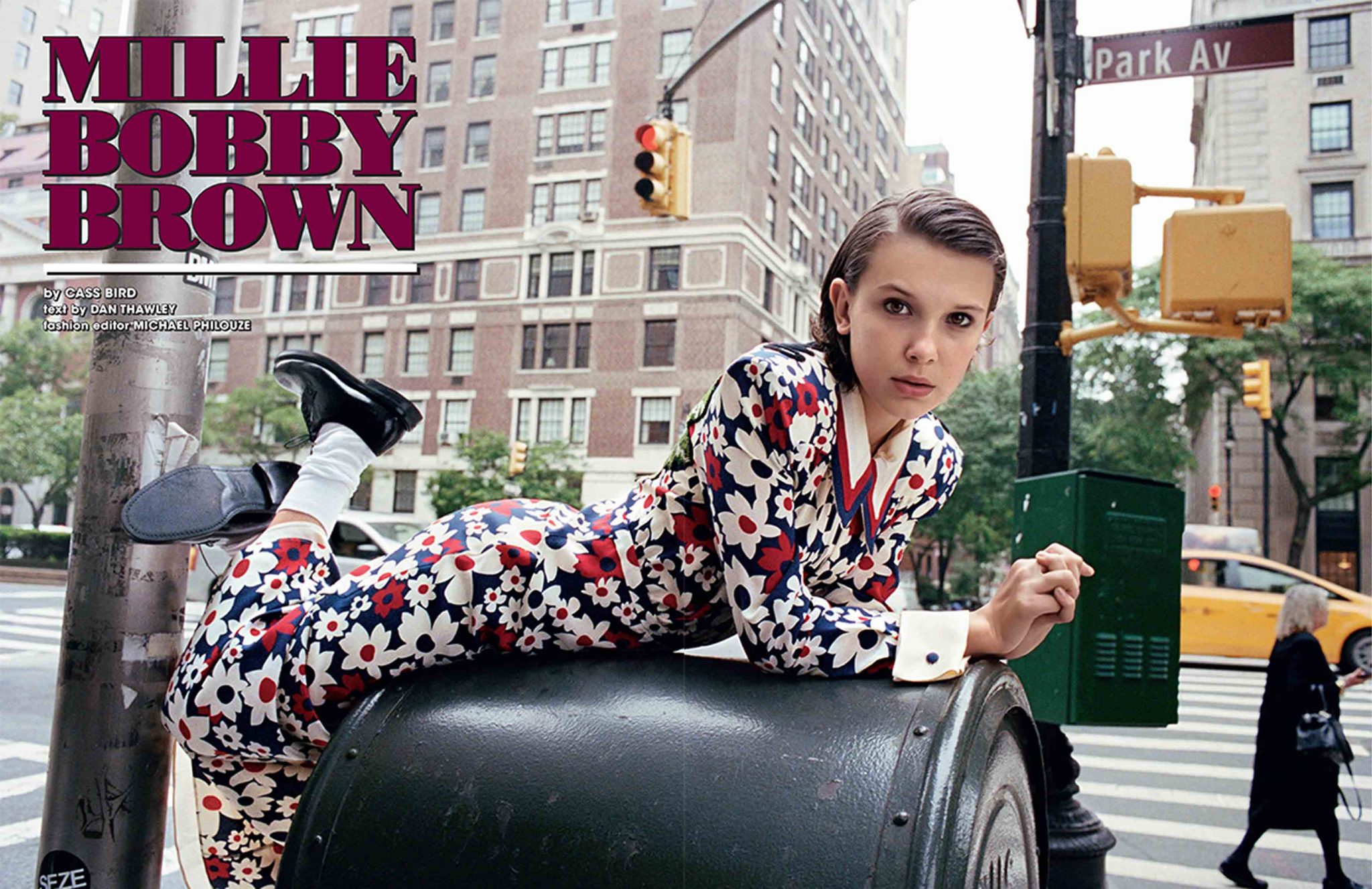 Michael Philouze | L'Uomo Vogue: Millie Brown | 2