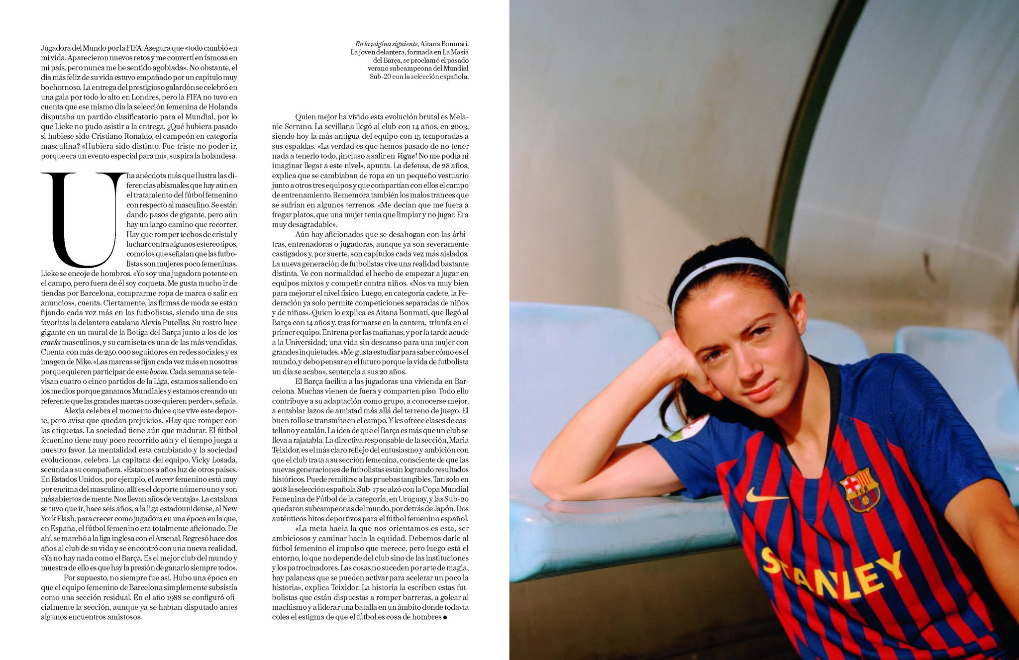 Coco Capitán | Vogue Spain: Las Magas del Balon | 3
