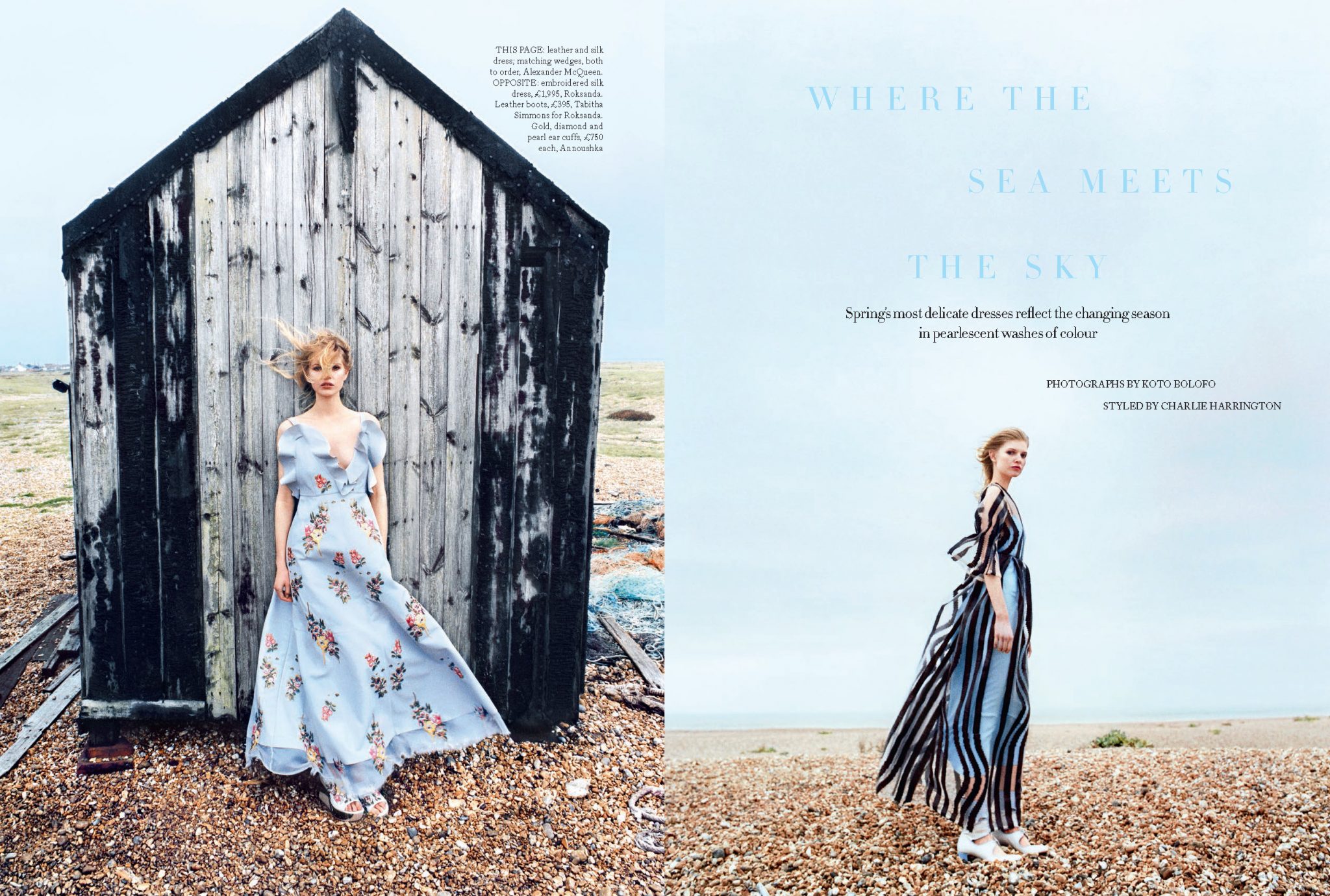 Koto Bolofo | Harper's Bazaar UK: The Beauty and the Beach  | 2