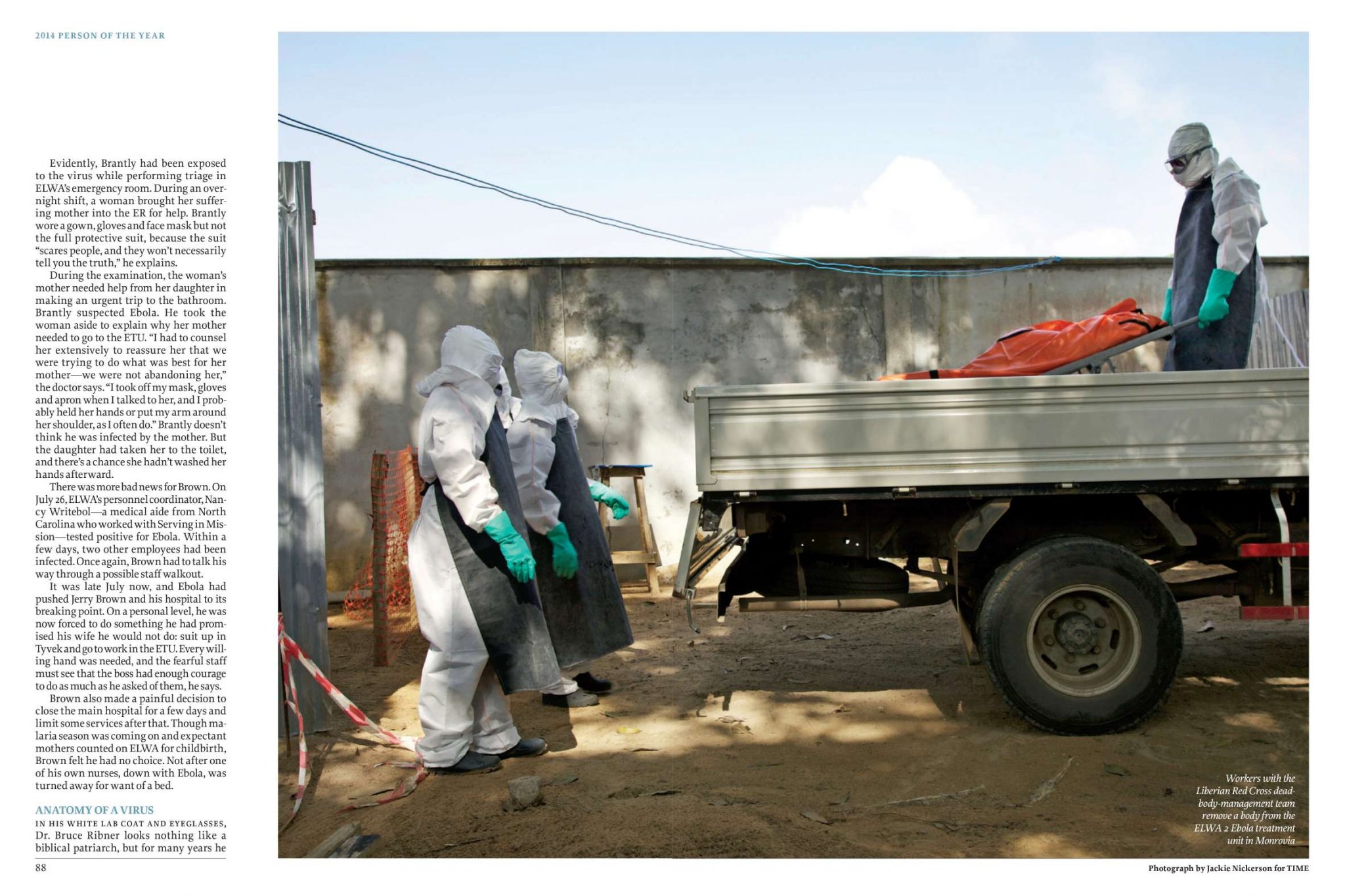  | Time Magazine: The Ebola Fighters | 7