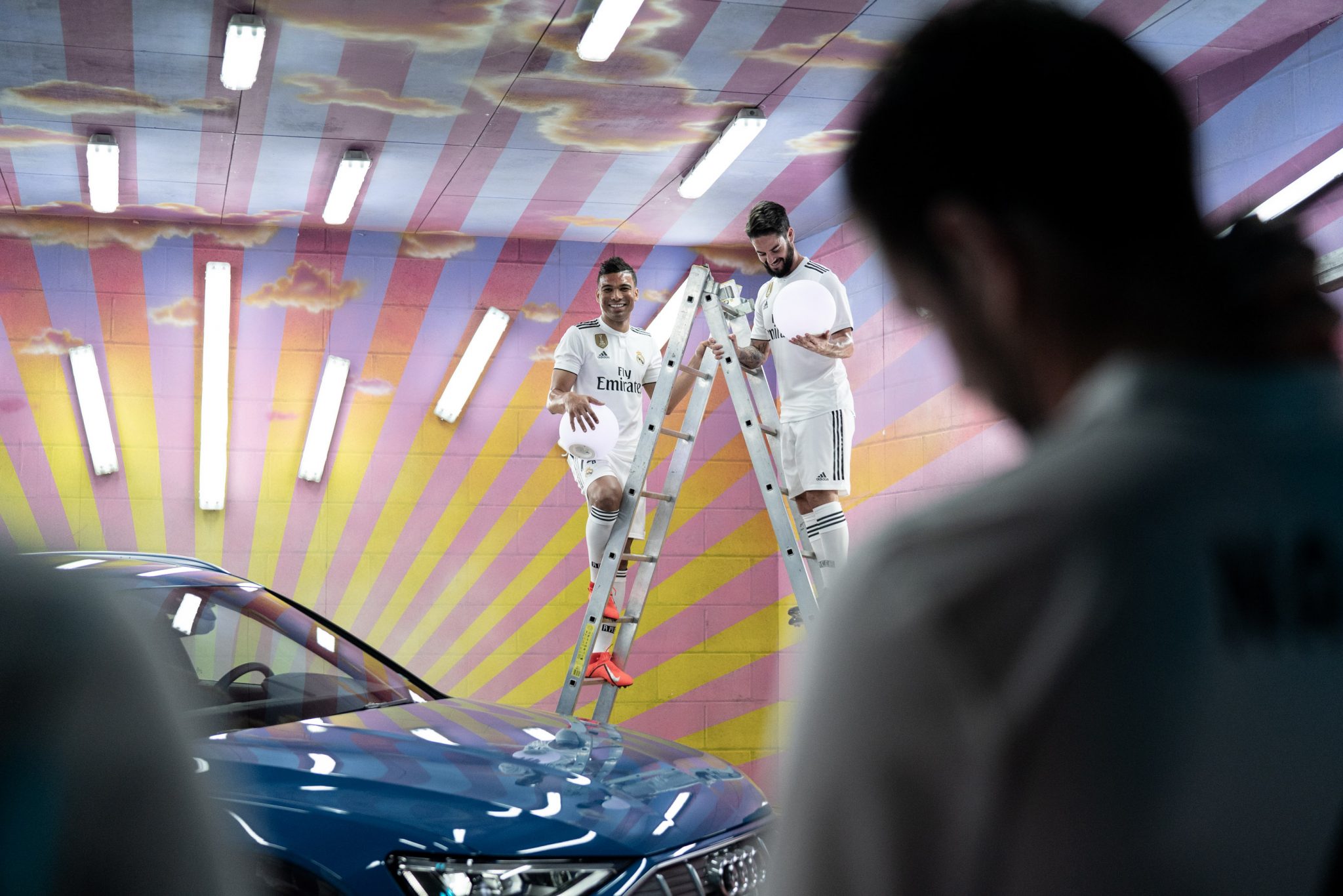 David LaChapelle | Audi x Real Madrid | Behind-the-scenes photographs from the Audi E-tron launch shoot in Madrid. | 10