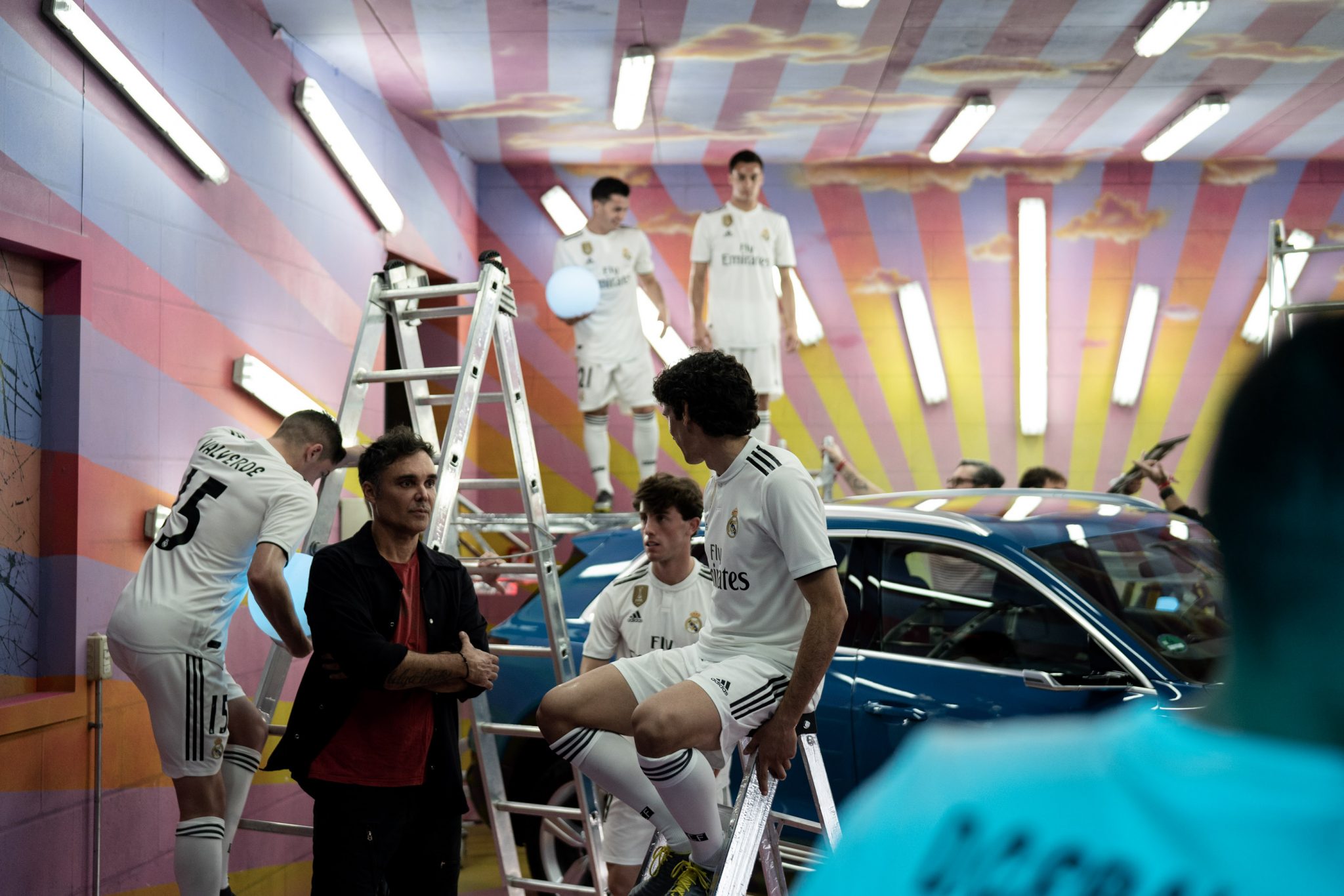 David LaChapelle | Audi x Real Madrid | Behind-the-scenes photographs from the Audi E-tron launch shoot in Madrid. | 14