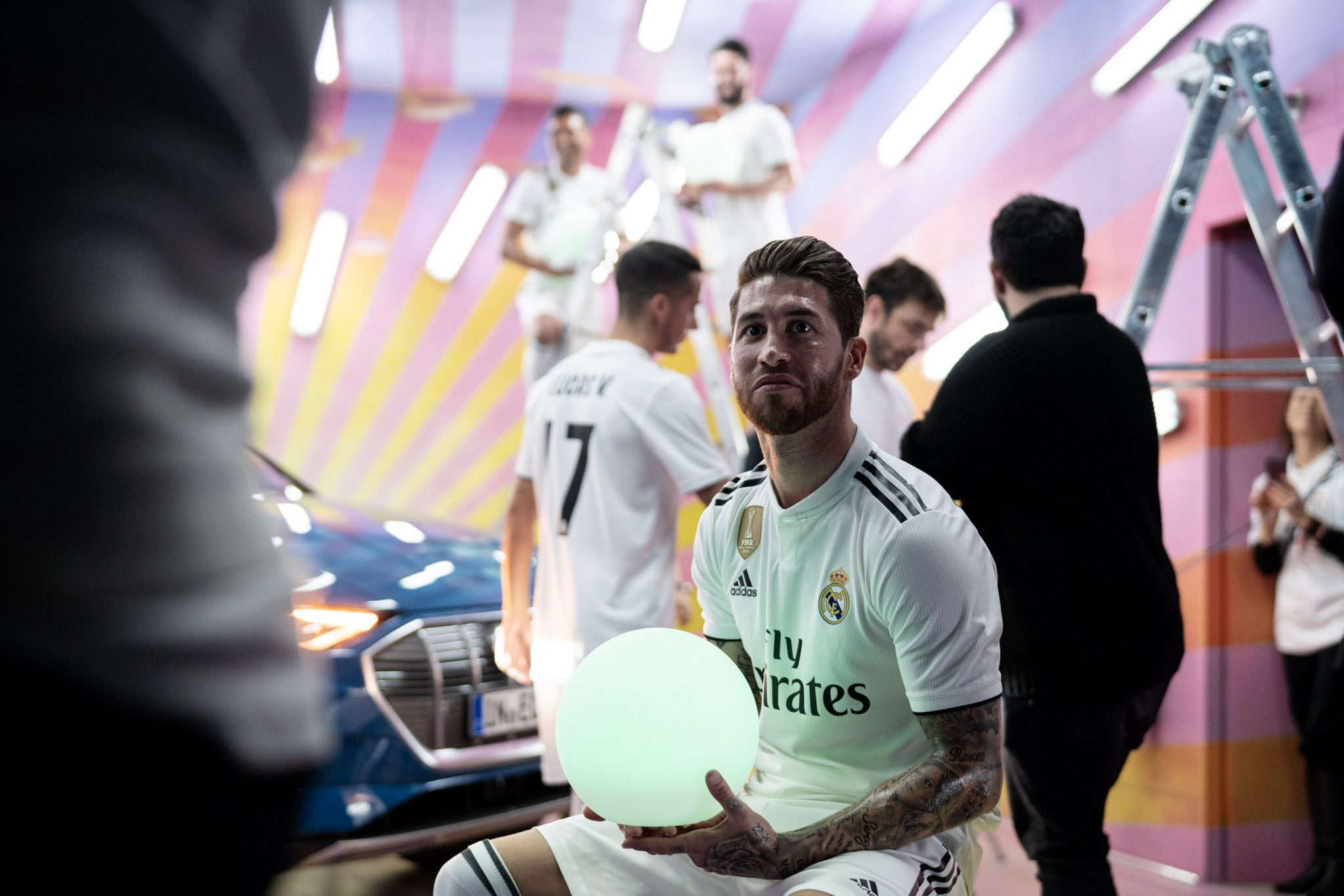 David LaChapelle | Audi x Real Madrid | Behind-the-scenes photographs from the Audi E-tron launch shoot in Madrid. | 16