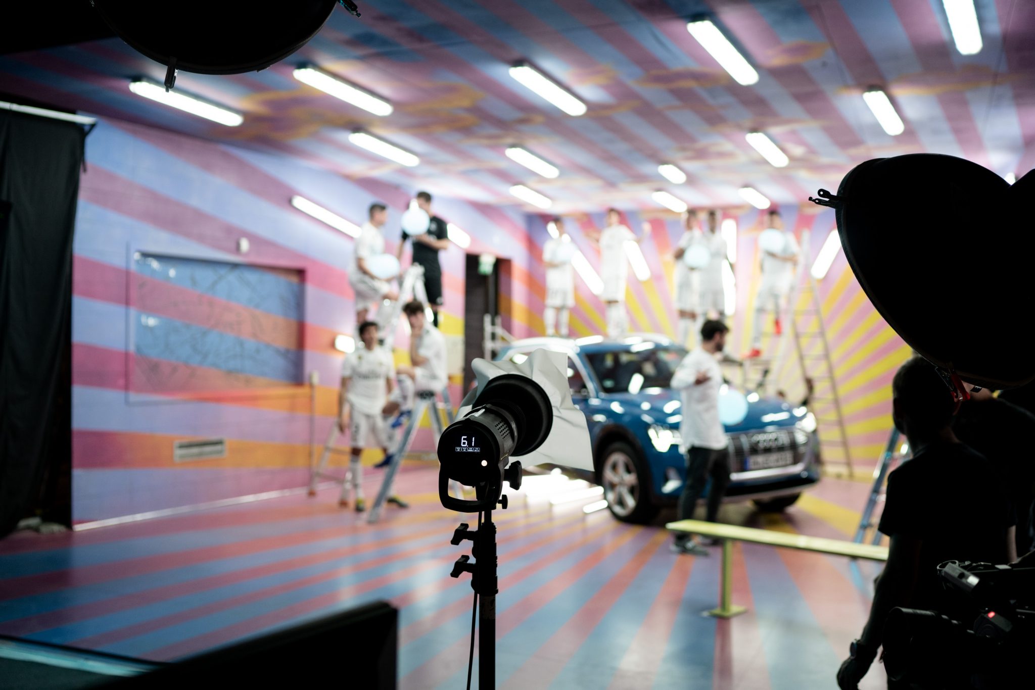 David LaChapelle | Audi x Real Madrid | Behind-the-scenes photographs from the Audi E-tron launch shoot in Madrid. | 24