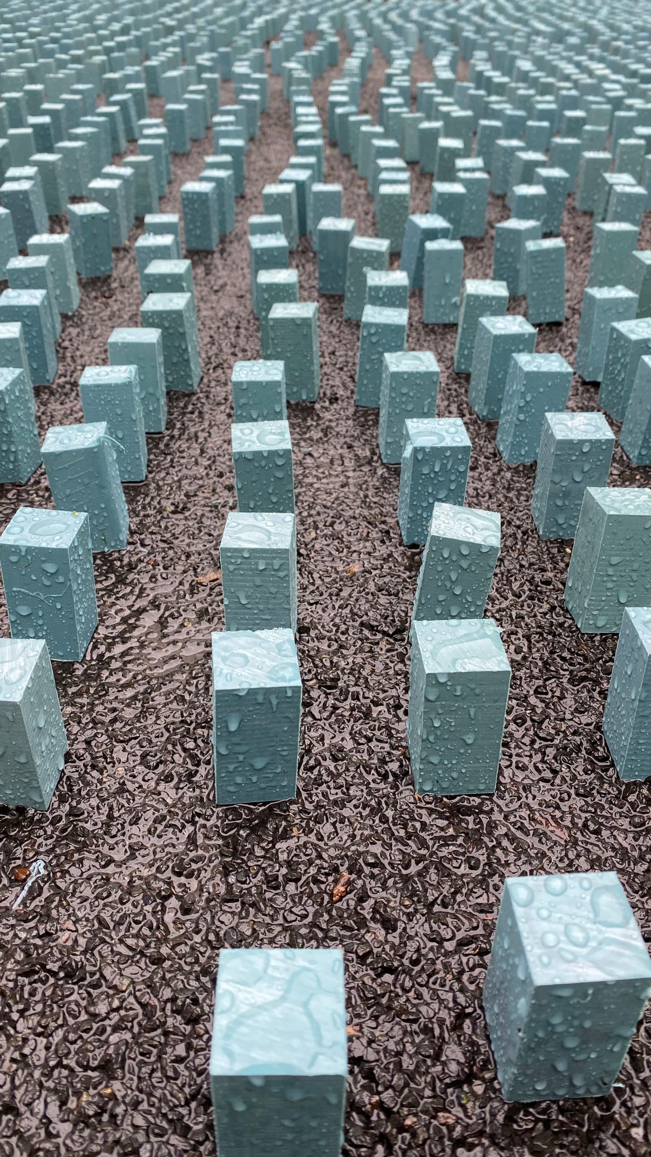 Studio Drift reduces plastic bags into blocks for Materialism installation | 4