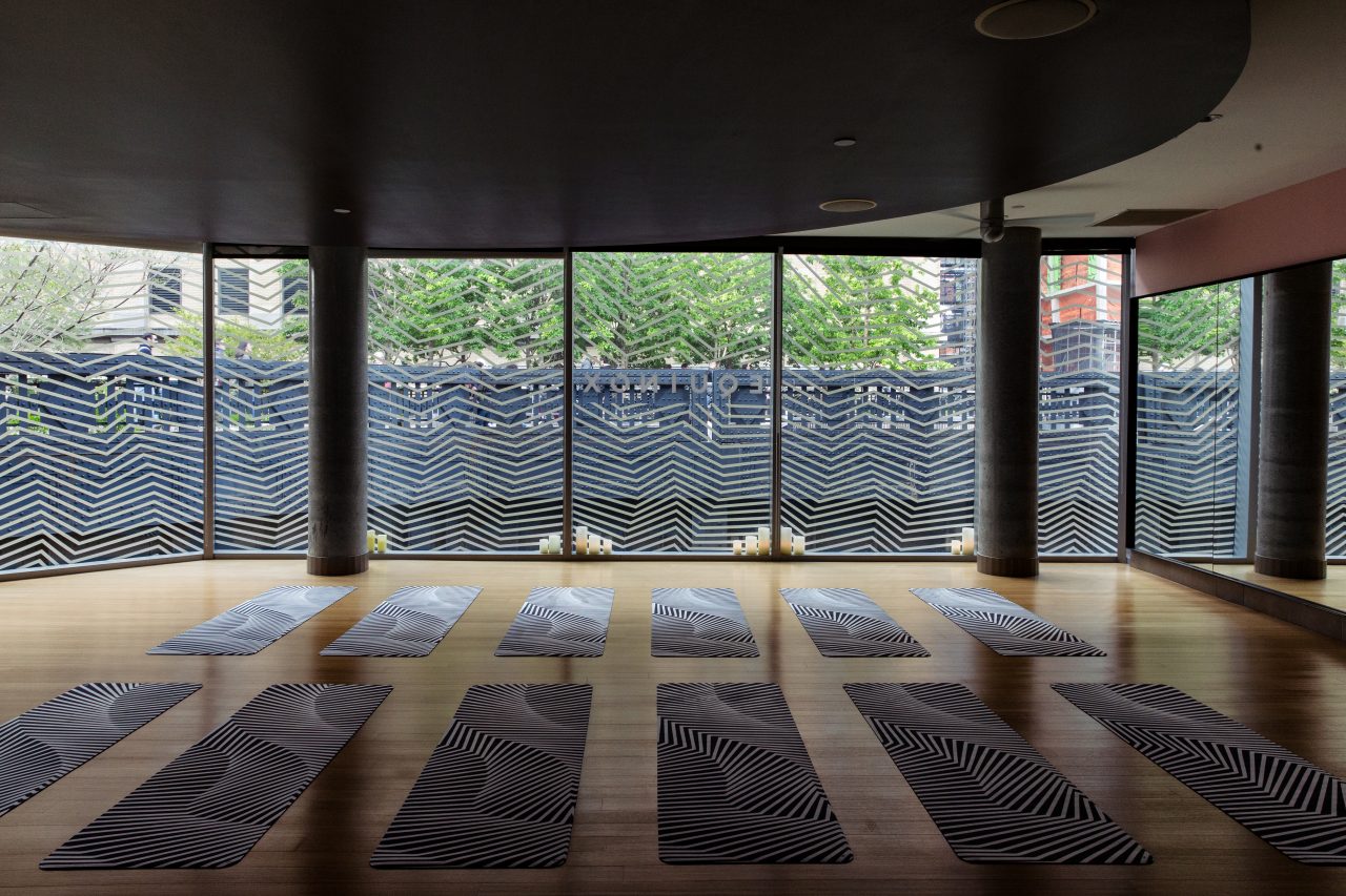 Equinox High Line yoga studio activation - Equinox High Line yoga studio activation