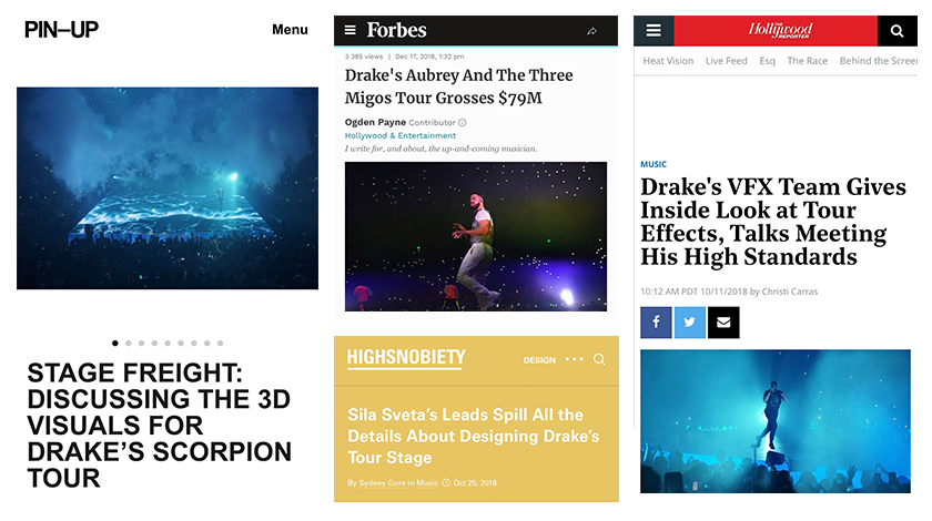 Selected press