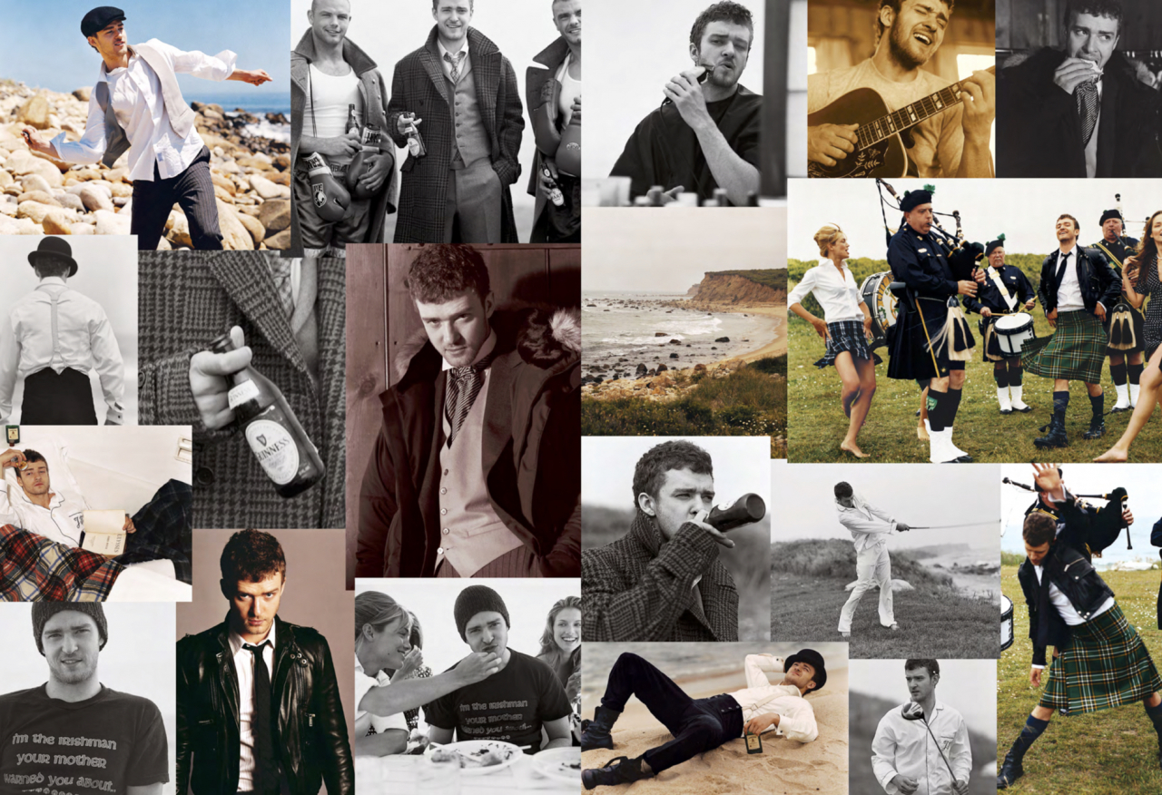 Justin Timberlake by Bruce Weber, 2004