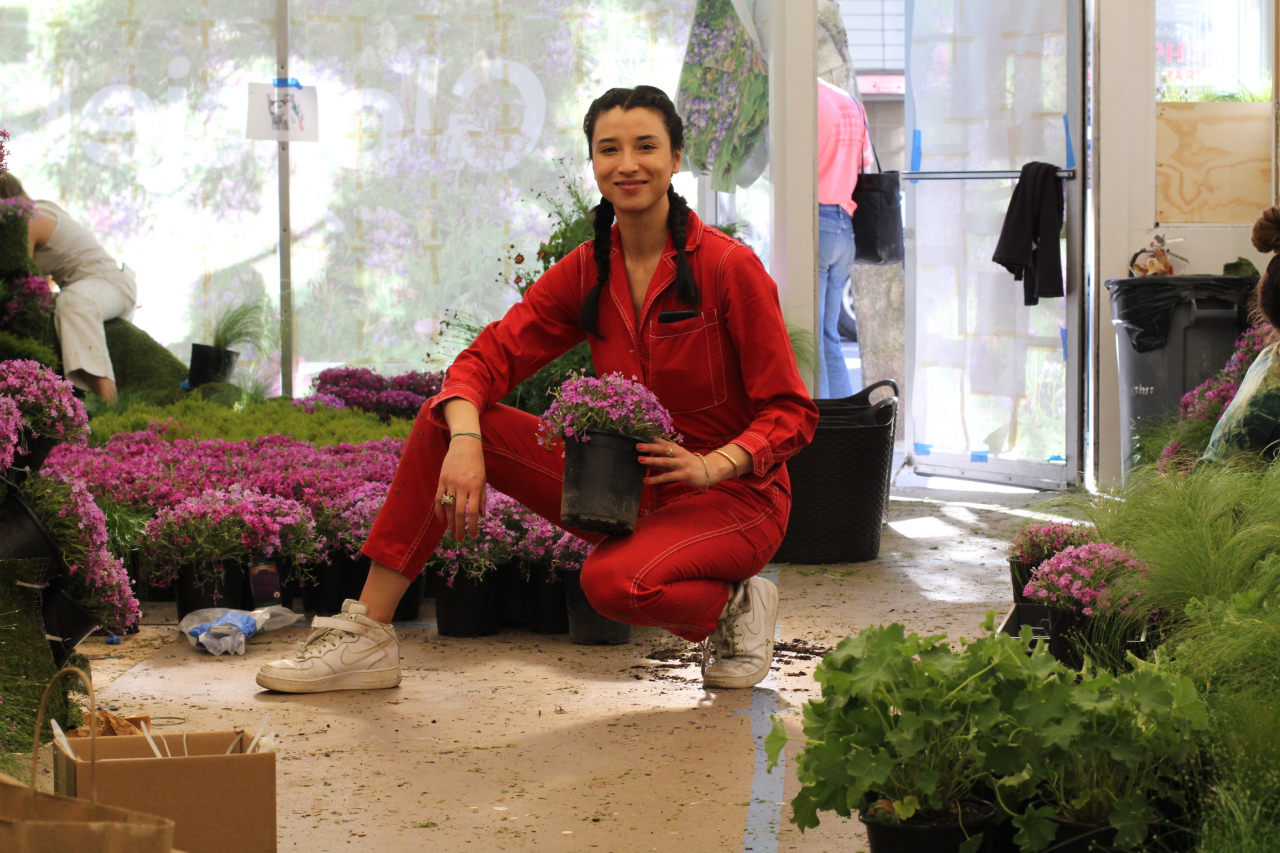 Lily Kwong at Glossier, Seattle