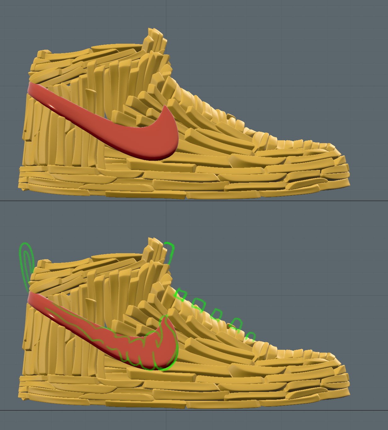 3D Shoes by Ditroit Studio|Milan, making of - 13