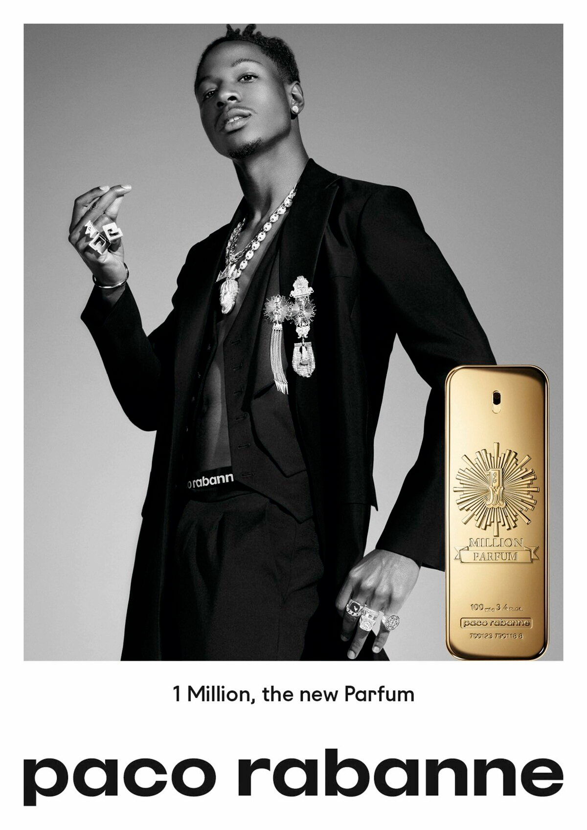 Paco Rabanne campaign photographed by Daniel Sannwald and Oliver Hadlee Pearch