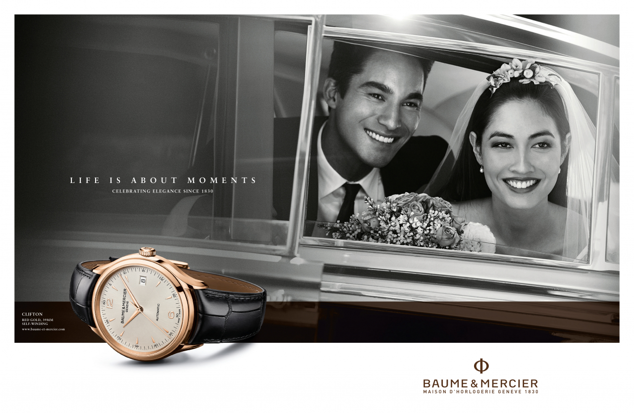 Baume & Mercier campaign photographed by Peter Lindbergh