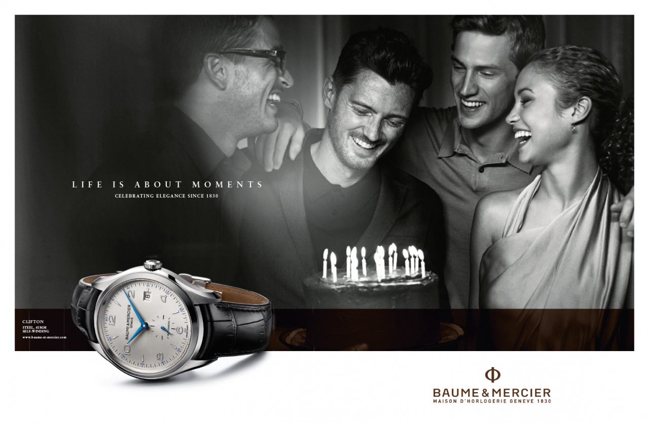 Baume & Mercier campaign photographed by Peter Lindbergh