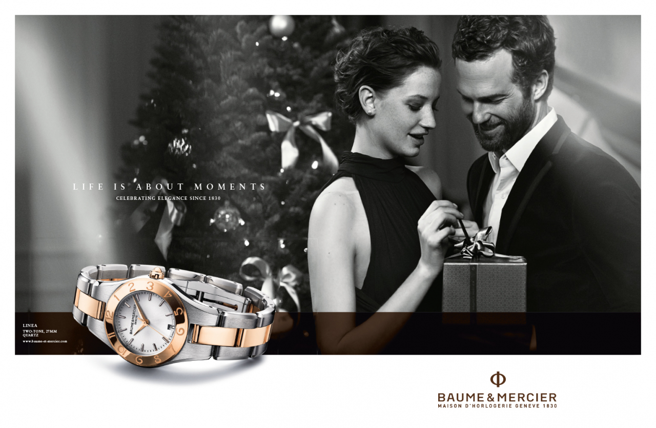 Baume & Mercier campaign photographed by Peter Lindbergh