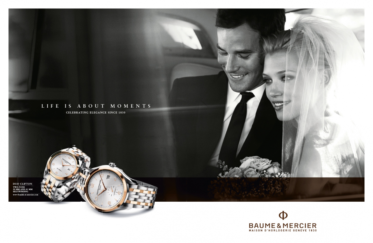 Baume & Mercier campaign photographed by Peter Lindbergh