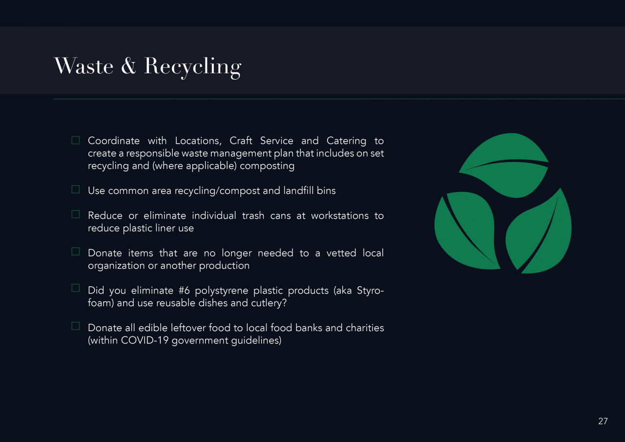 CXA Agency Releases Return to Work Guide for Safe & Responsible Shoot Production | 28