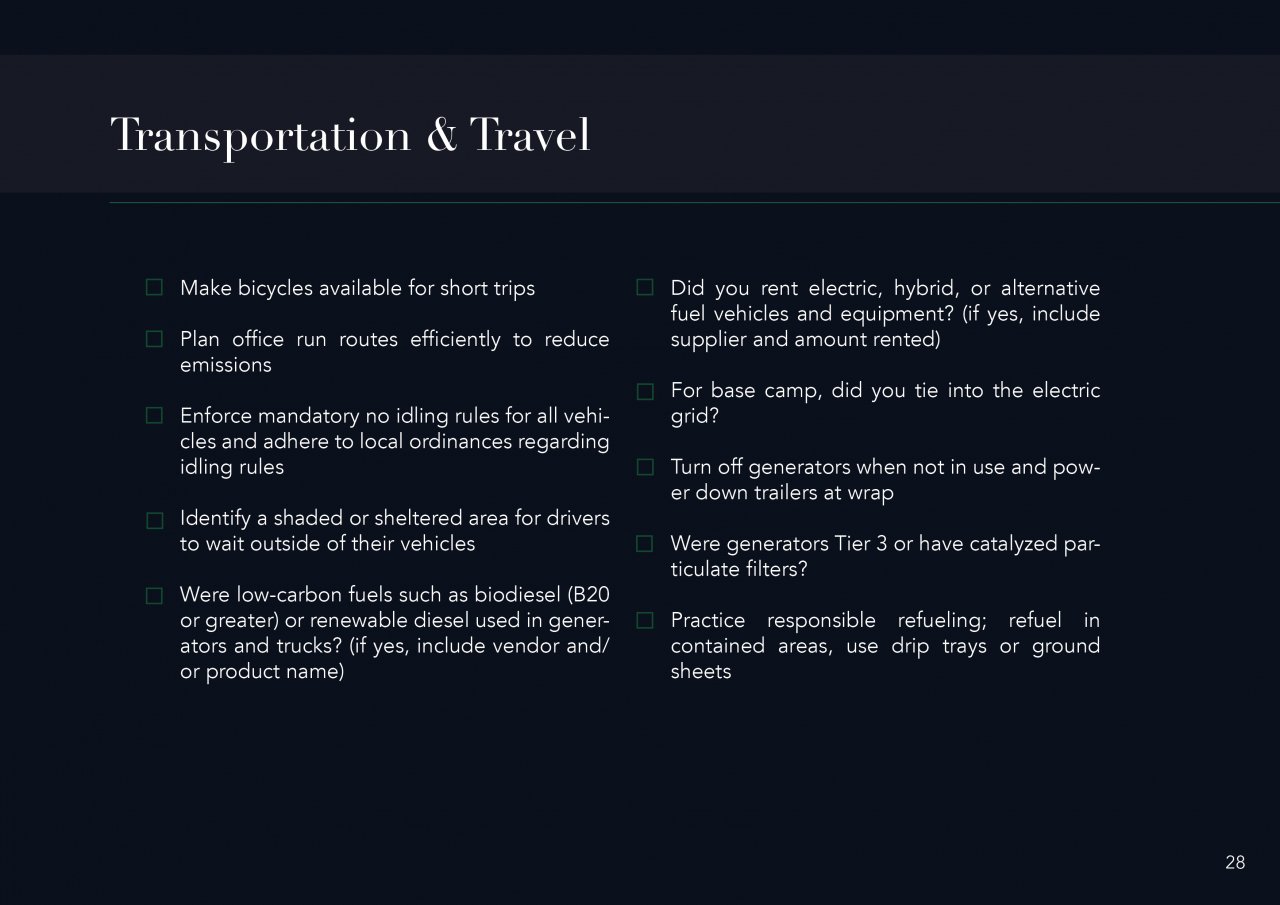 CXA Agency Releases Return to Work Guide for Safe & Responsible Shoot Production | 29