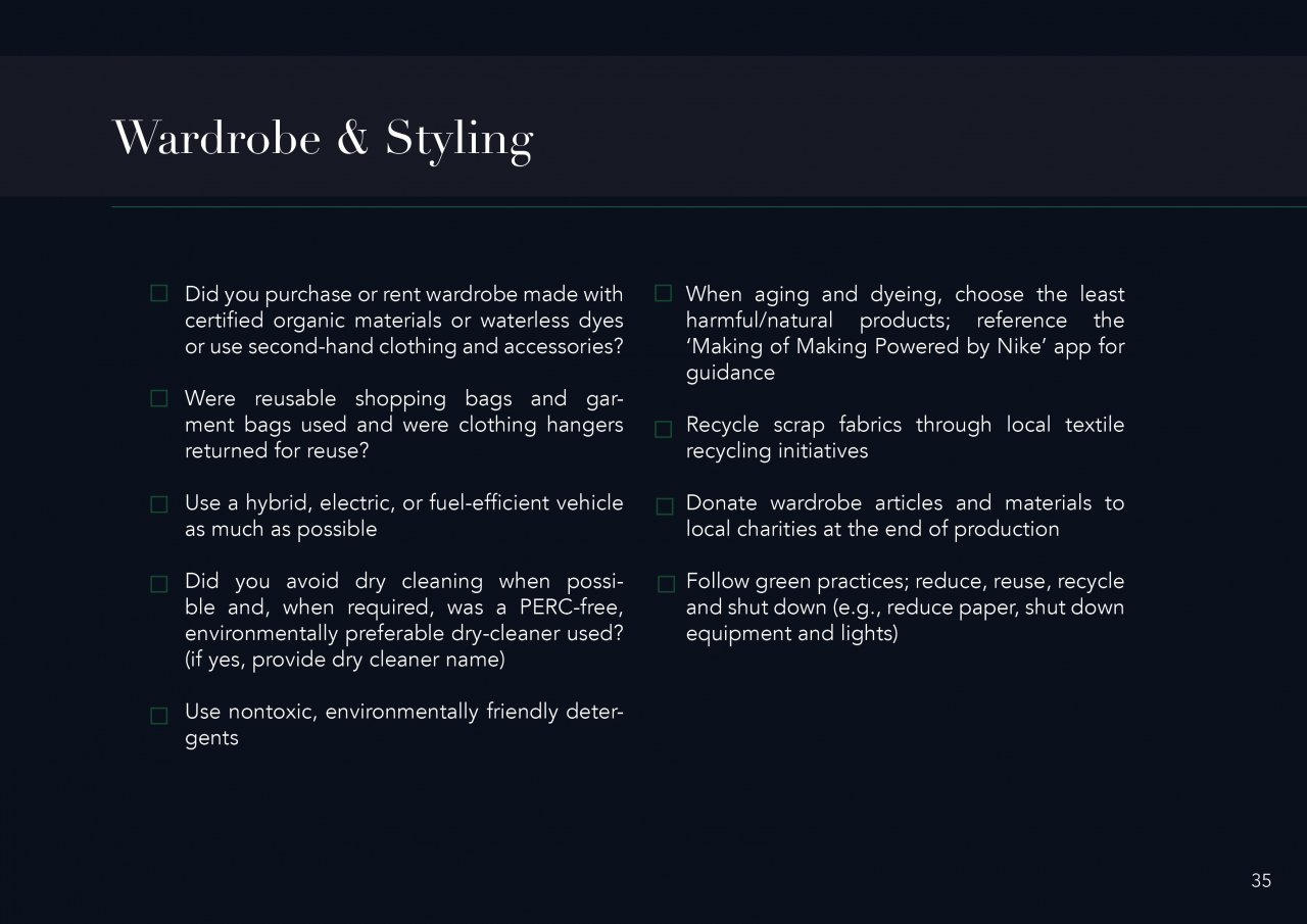 CXA Agency Releases Return to Work Guide for Safe & Responsible Shoot Production | 36