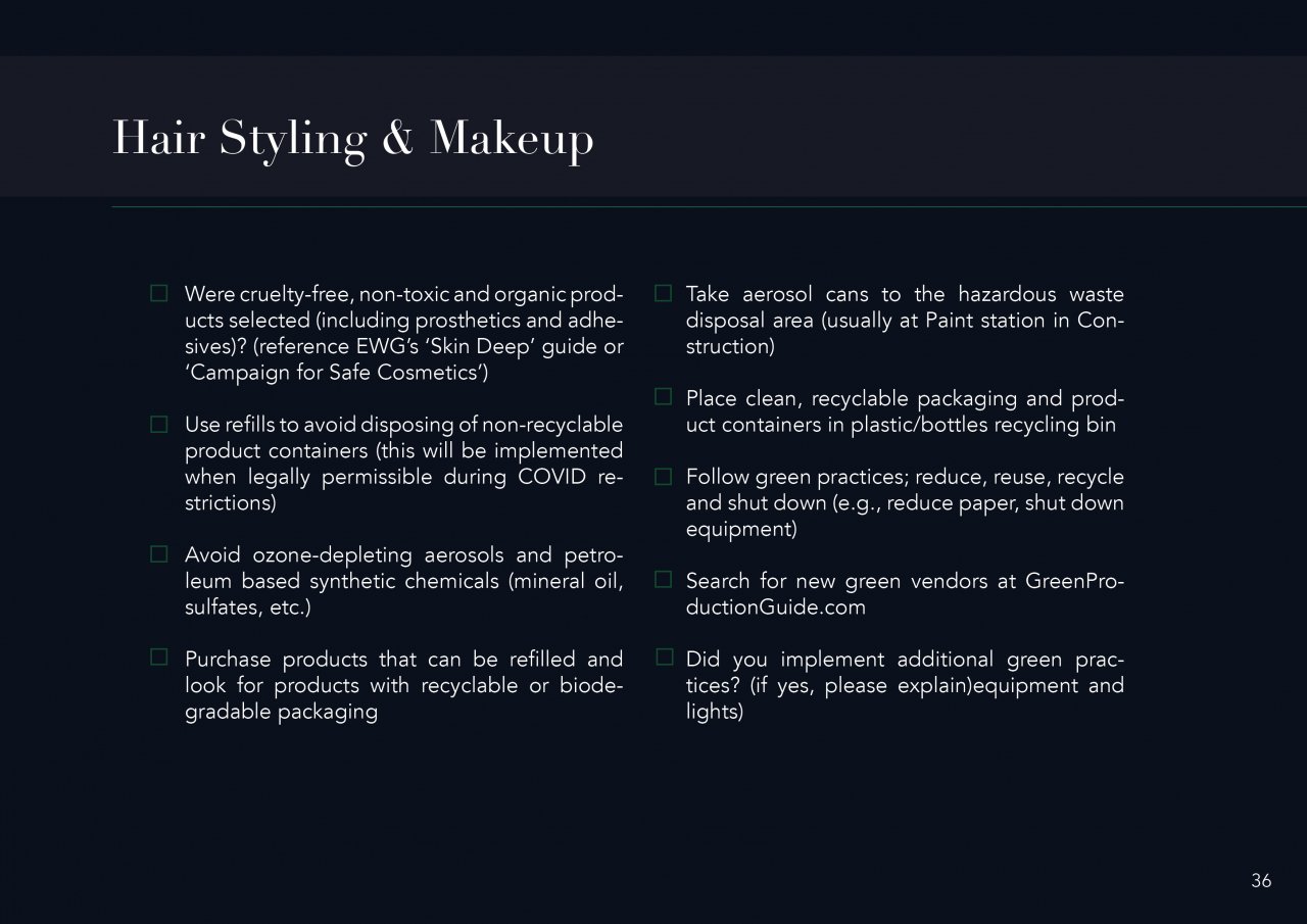 CXA Agency Releases Return to Work Guide for Safe & Responsible Shoot Production | 37